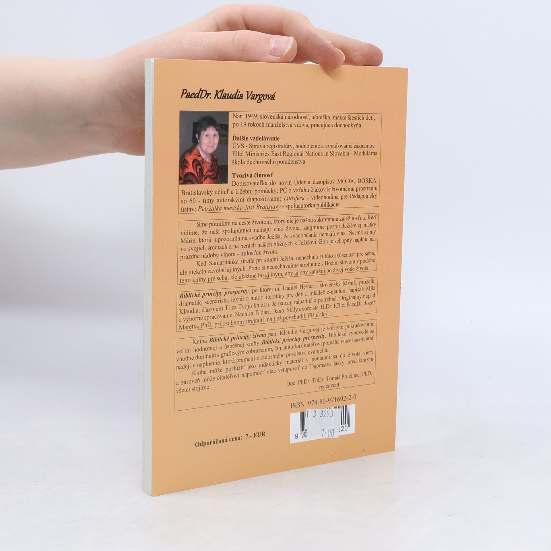 Klaudia Vargová Biblické princípy života