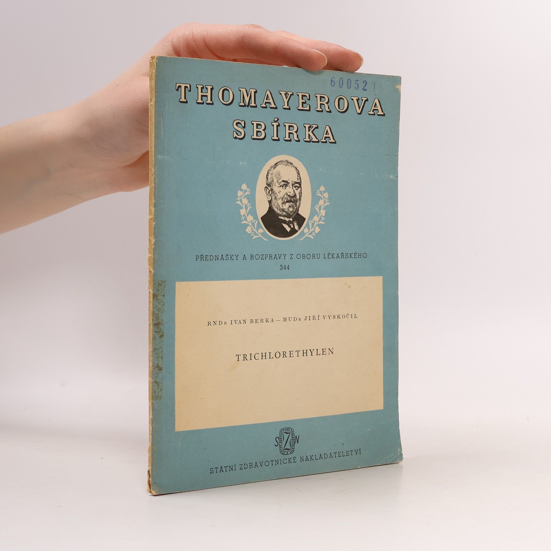 Ivan Berka Thomayerova sbírka. Přednášky a rozpravy z oboru lékařského. 344