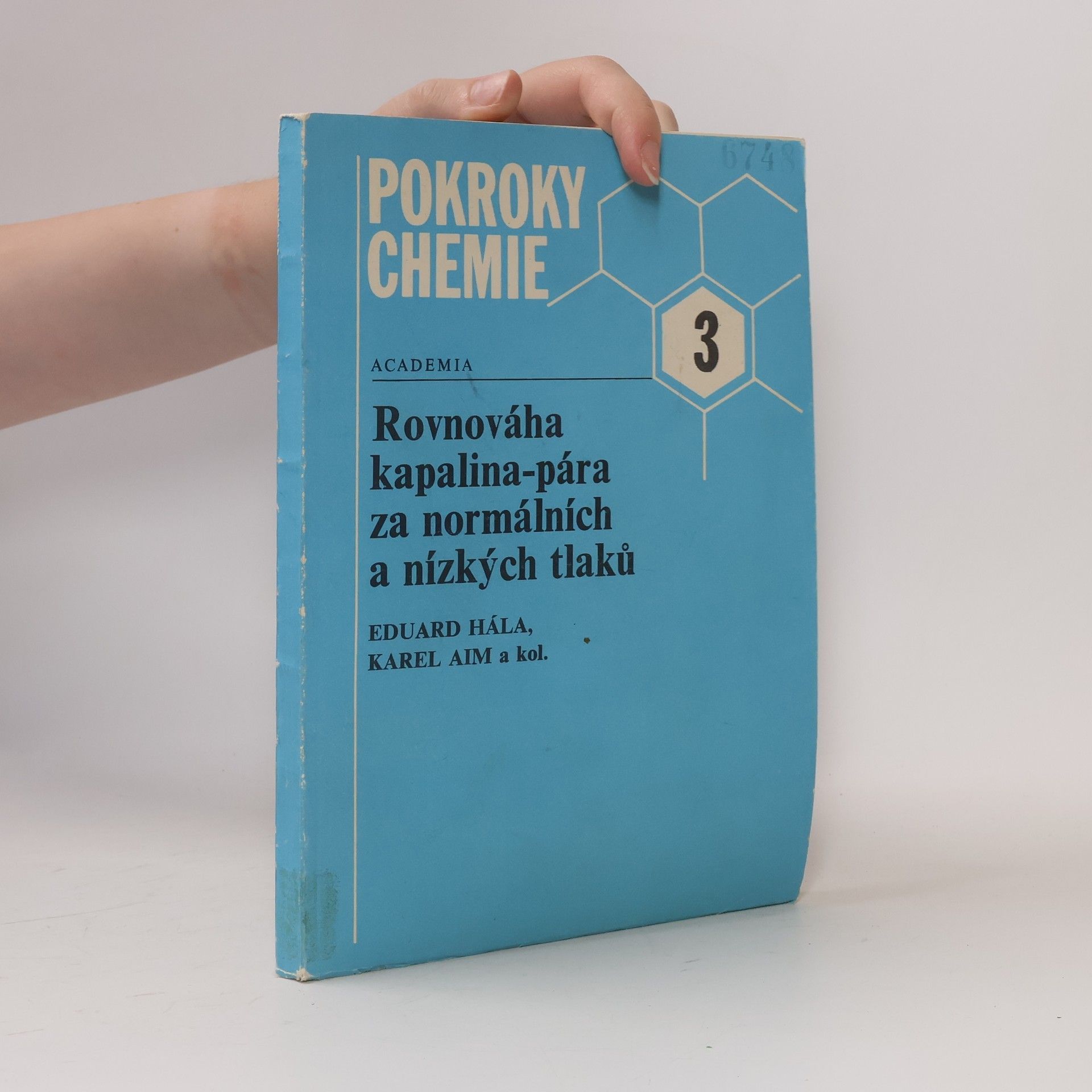 Karel Aim Rovnováha kapalina-pára za normálních a nízkých tlaků