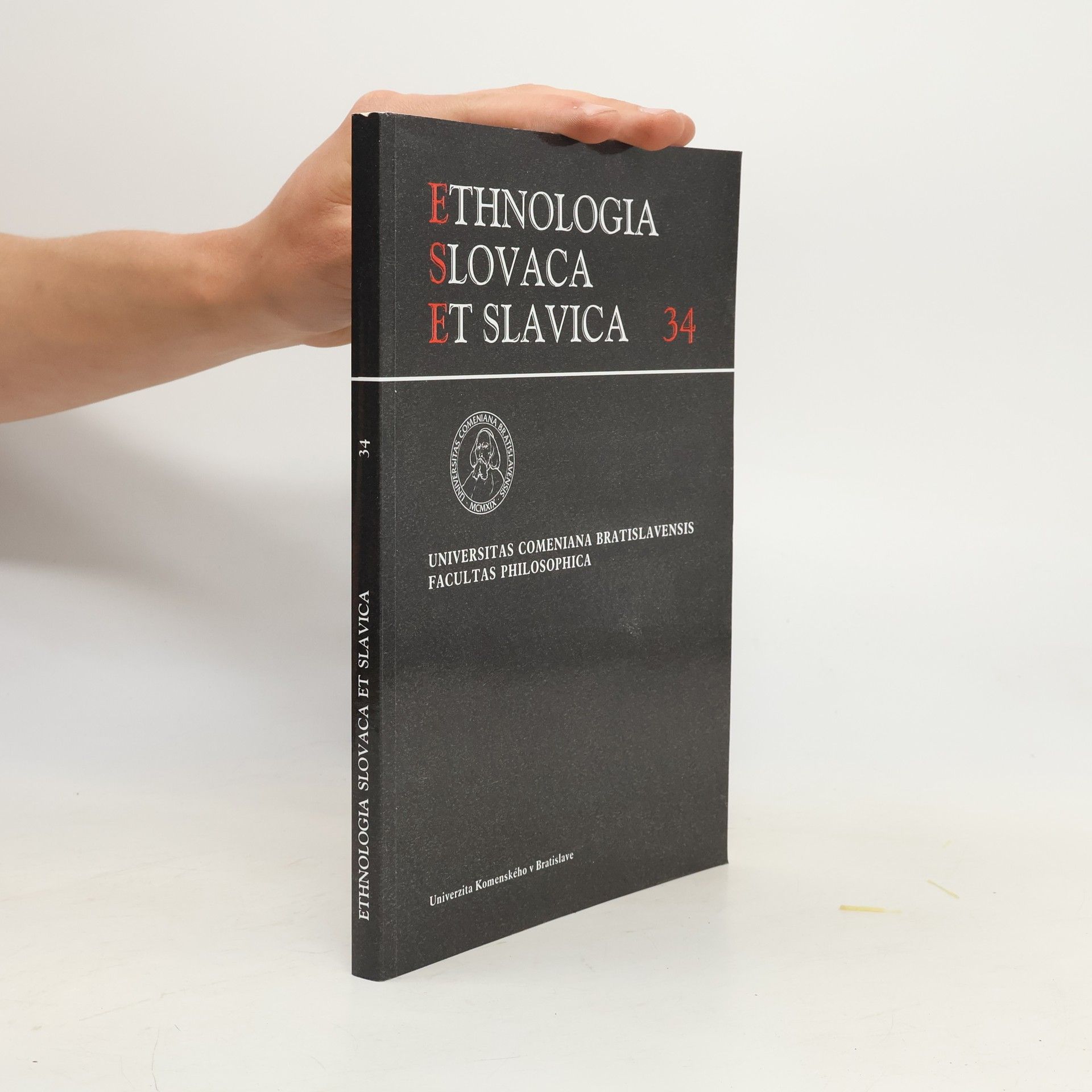 Autorenkollektiv Ethnologia Slovaca et Slavica, svazek 34.