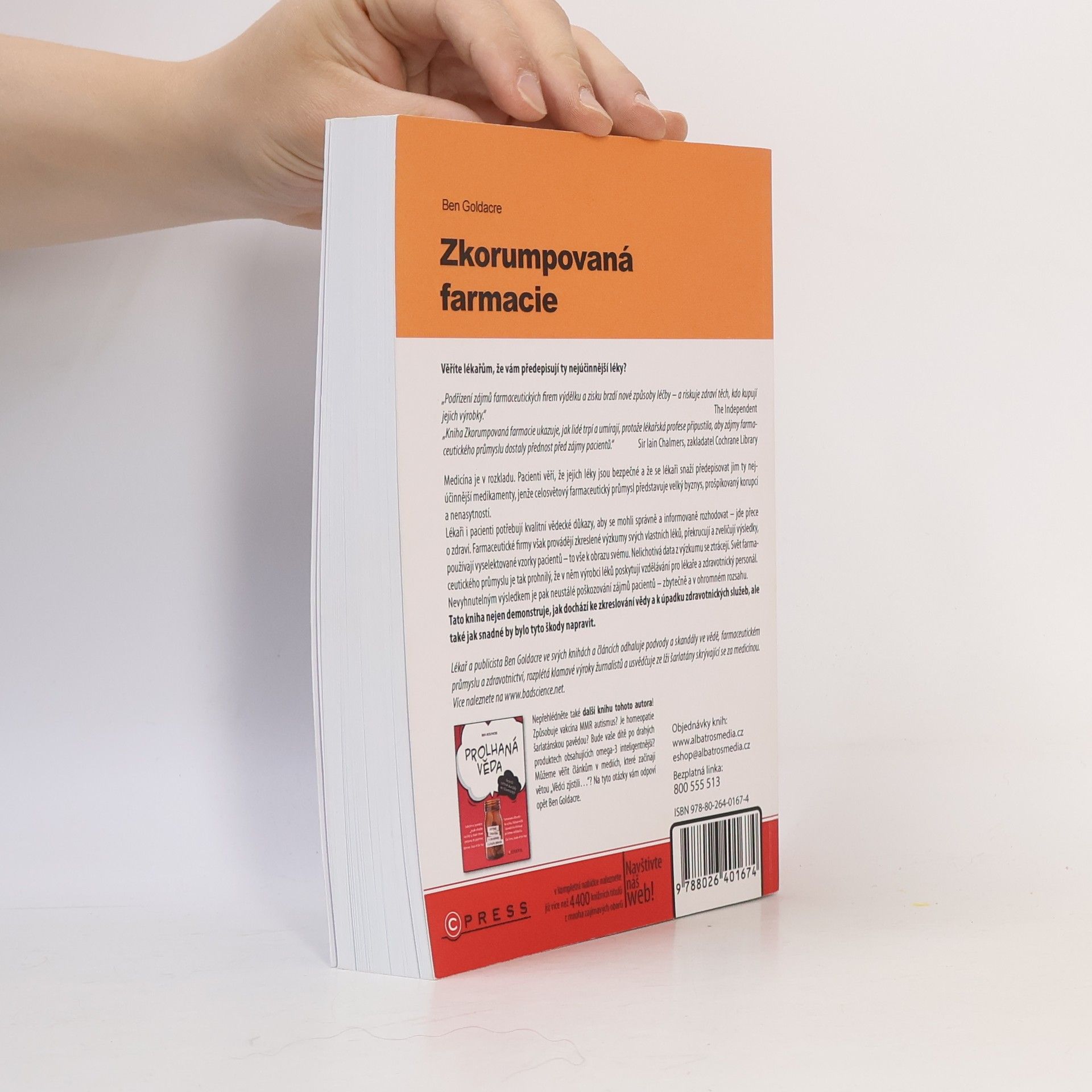 Ben Goldacre Zkorumpovaná farmacie