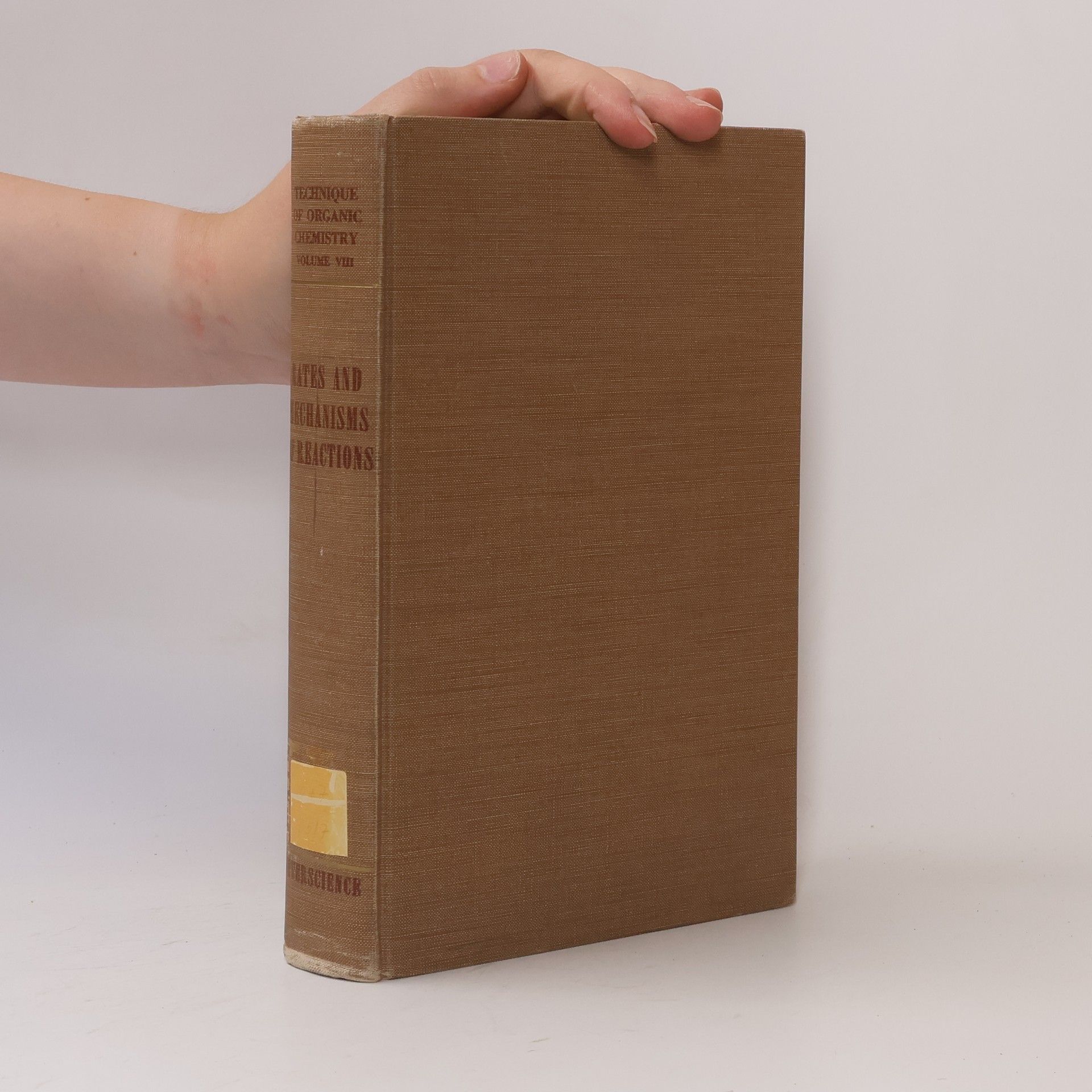 Arnold Weissberger Investigation of Rates and Mechanisms of Reactions