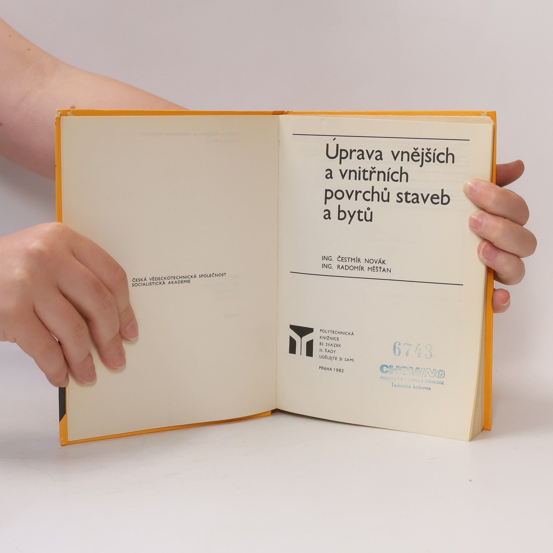 Čestmír Novák Úprava vnějších a vnitřních povrchů staveb a bytů