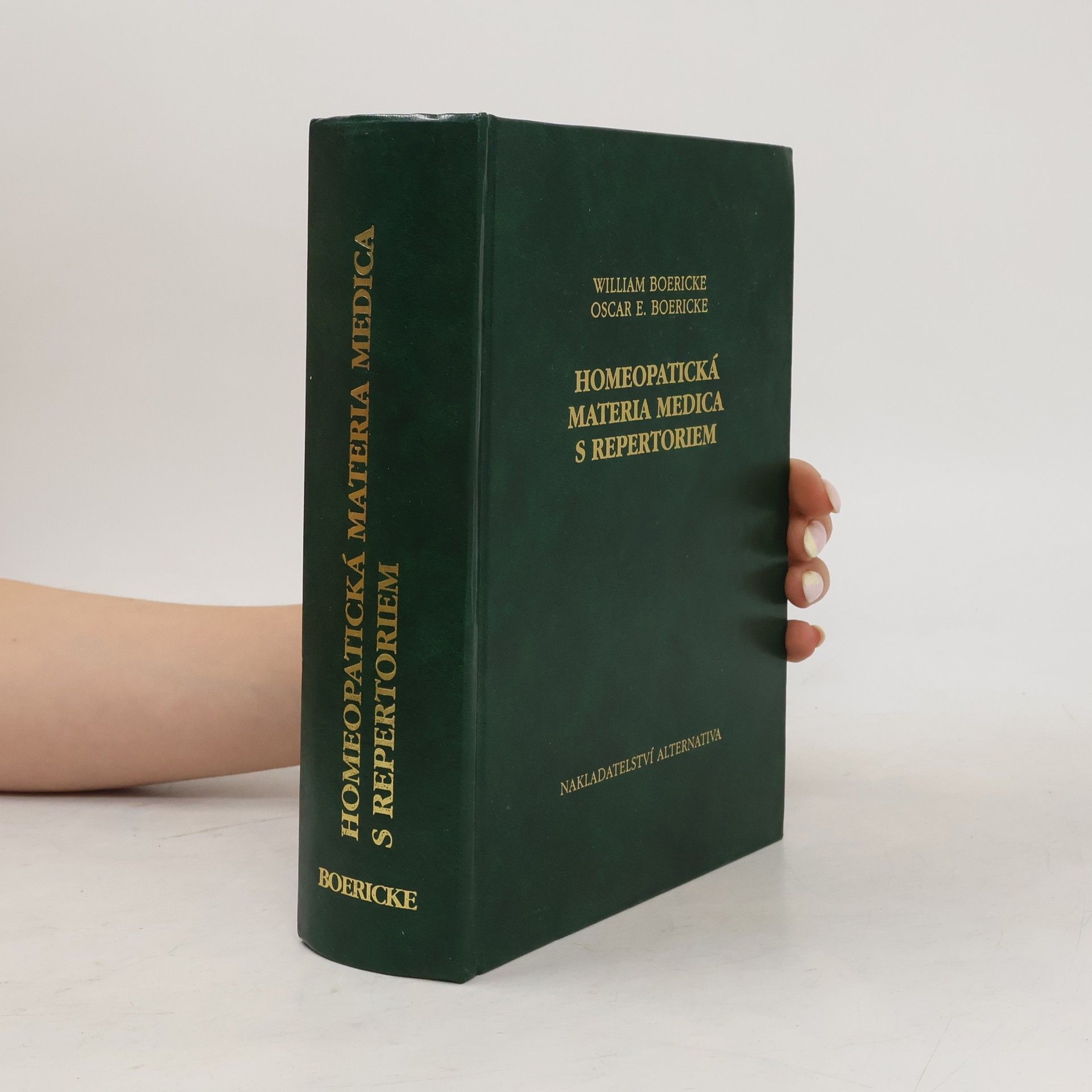 William Boericke Homeopatická materia medica s repertoriem