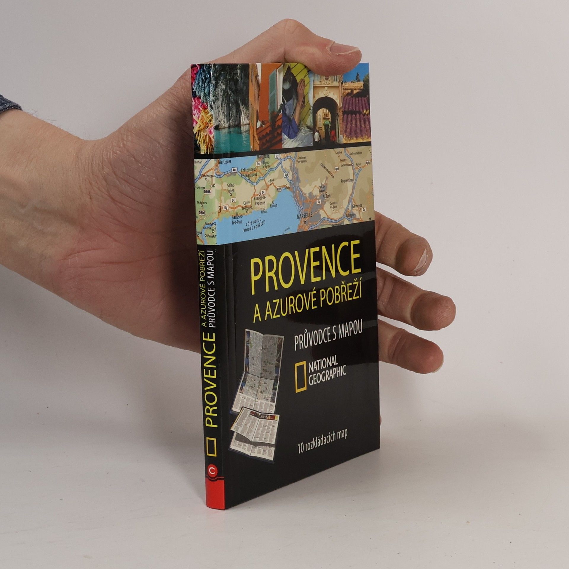 Provence a Azurové pobřeží, průvodce s mapou