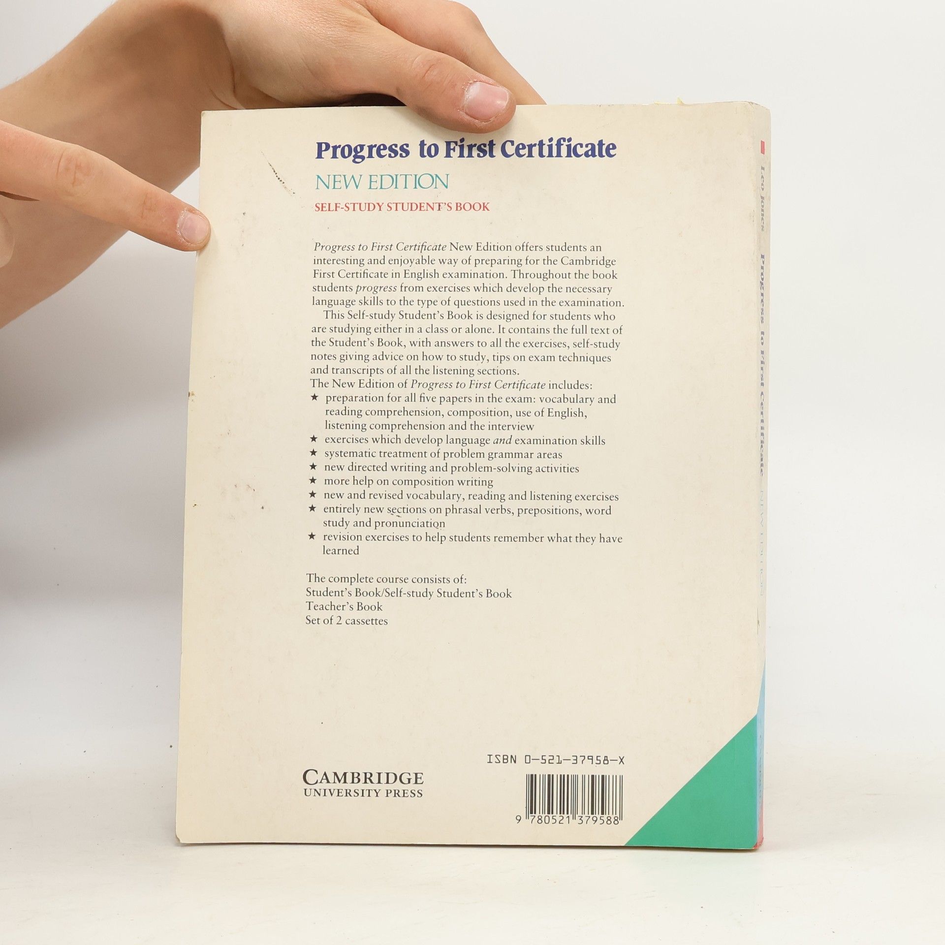 Leo Jones Progress to first certificate: Self-study student's book