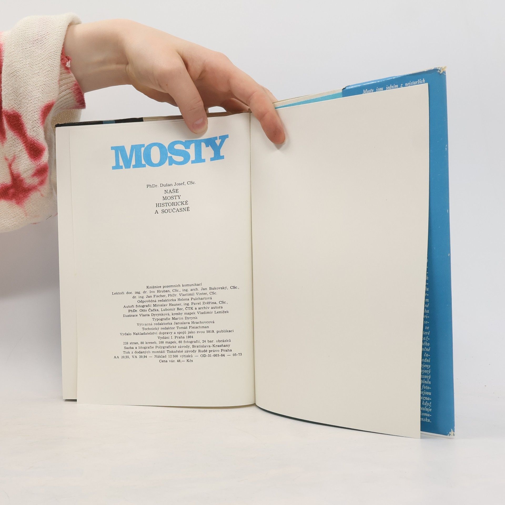 Dušan Josef Mosty. Naše mosty historické a současné