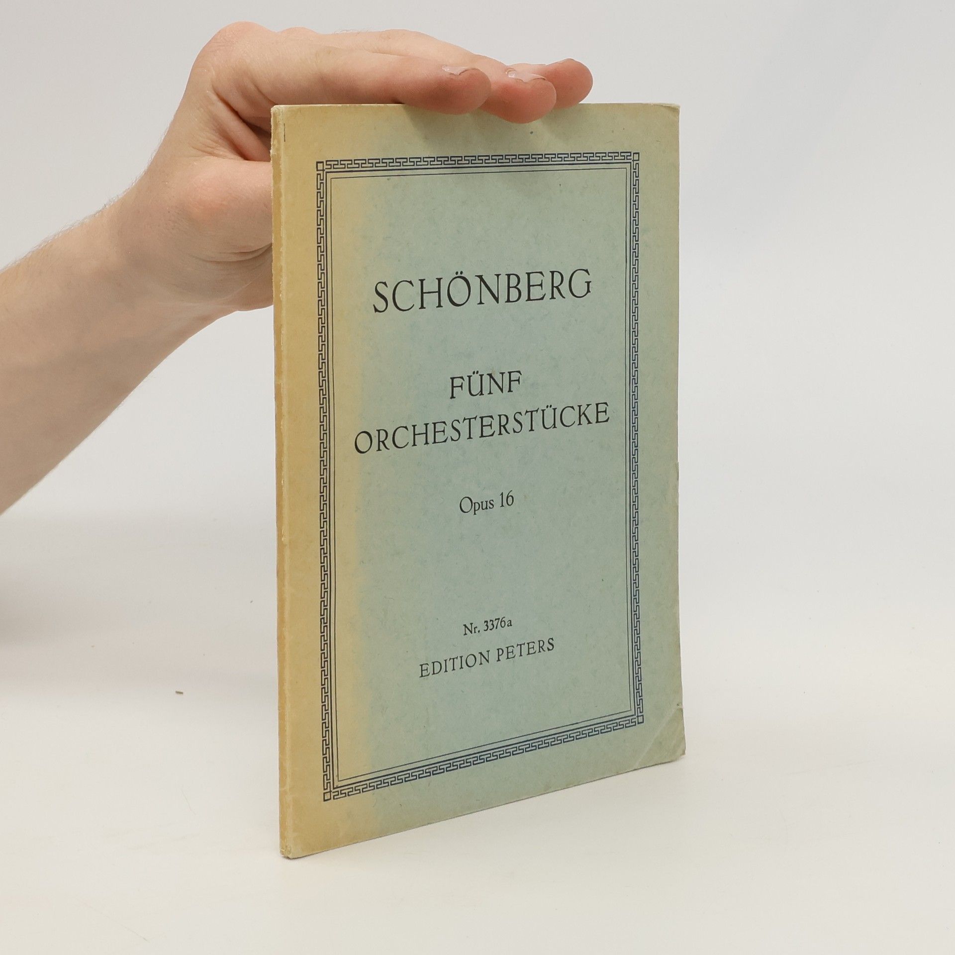 Arnold Schönberg Fünf Orchesterstücke