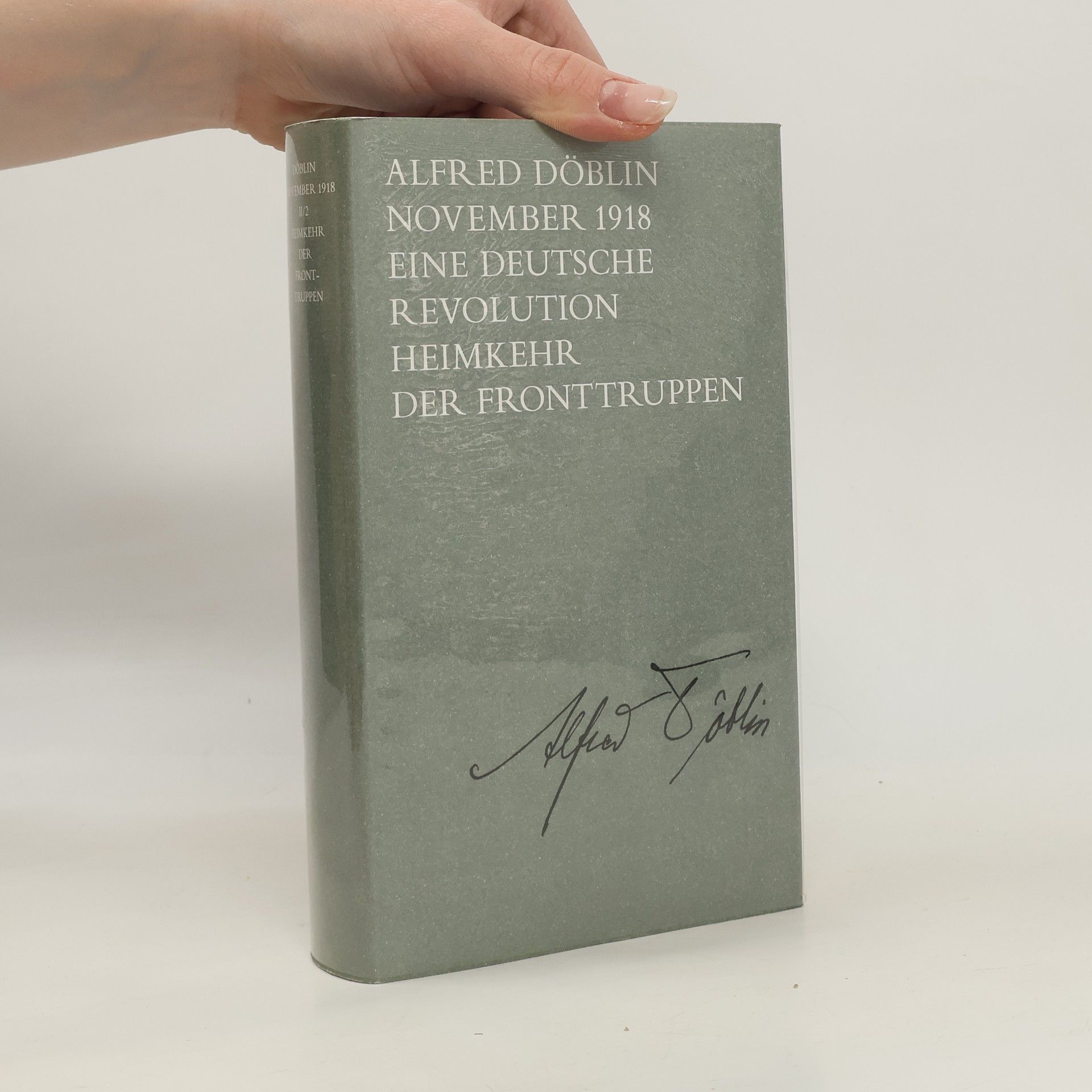 Alfred Döblin November 1918. Eine deutsche Revolution. Heimkehr der Fronttruppen