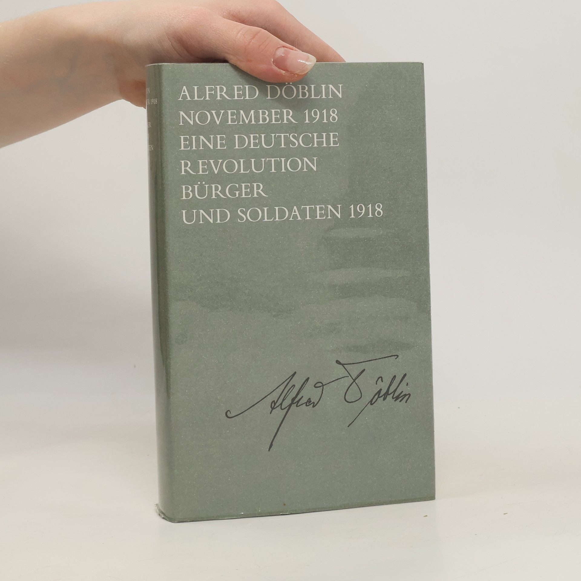 Alfred Döblin November 1918 I.