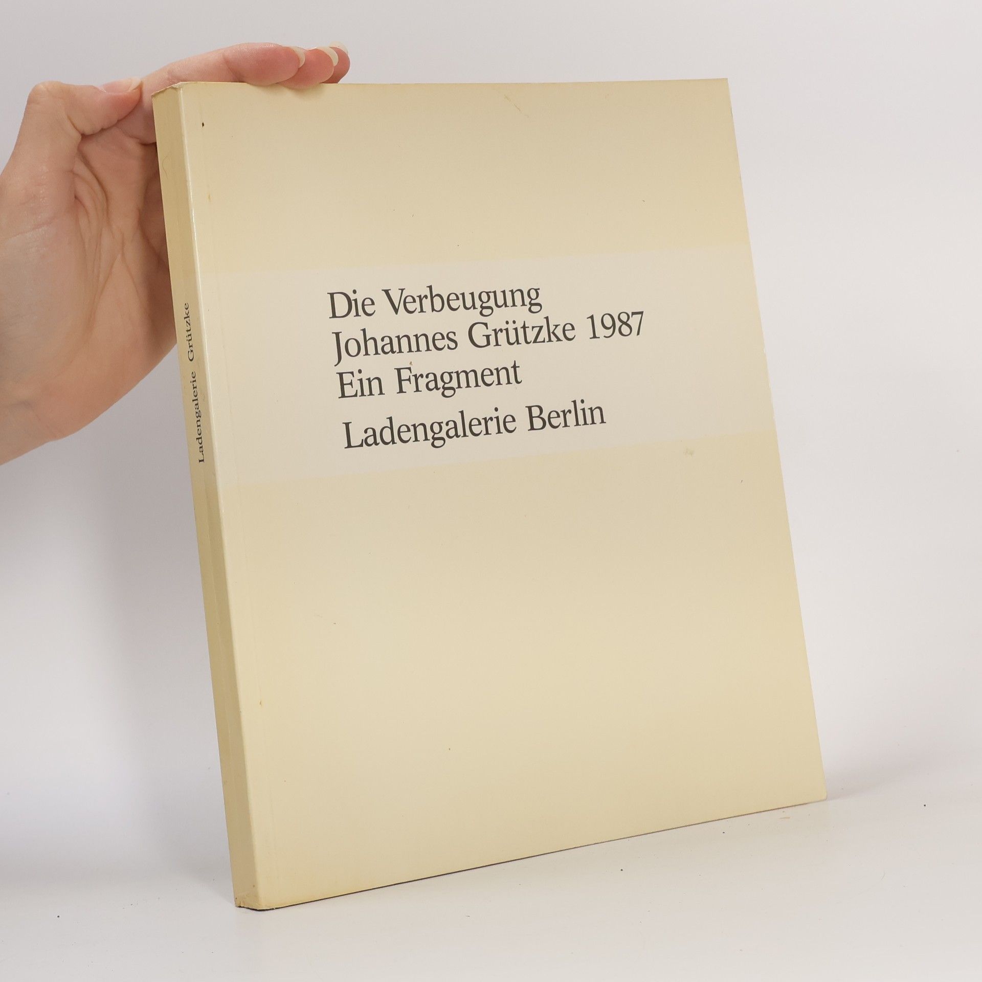 Johannes Grützke Die Verbeugung, Johannes Grützke 1987
