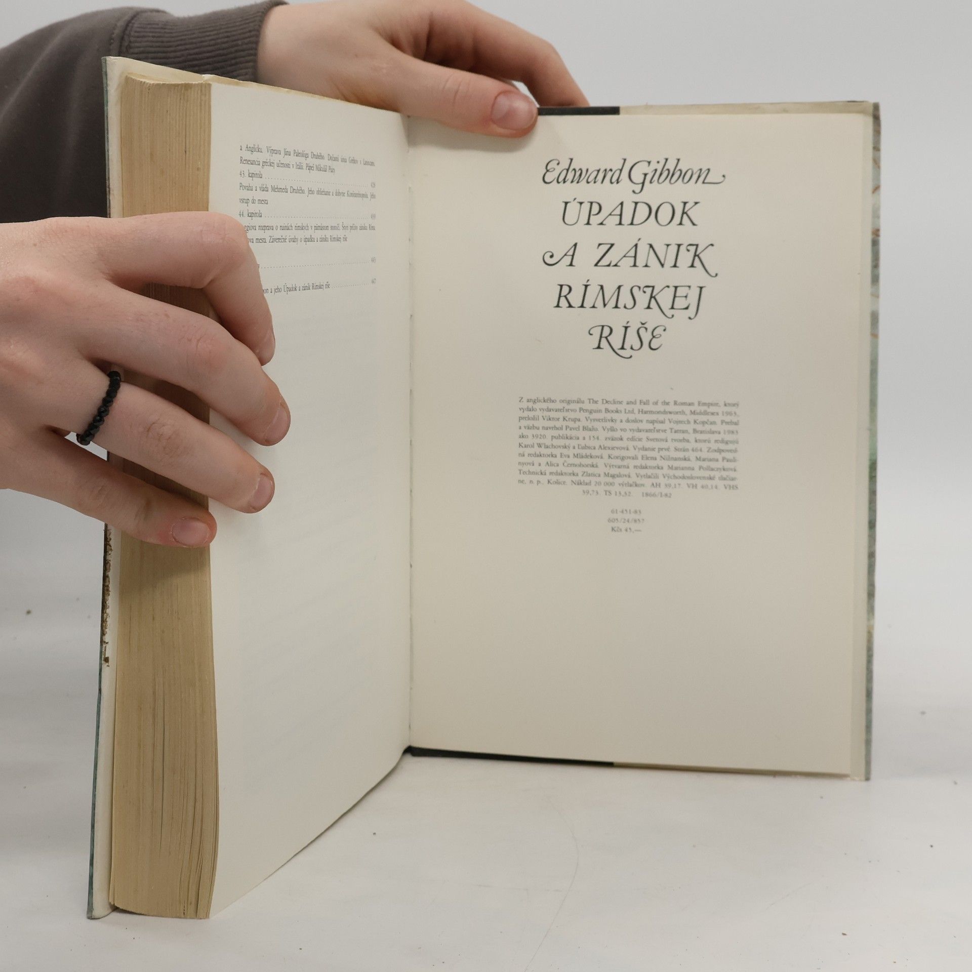 Edward Gibbon Úpadok a zánik Rímskej ríše