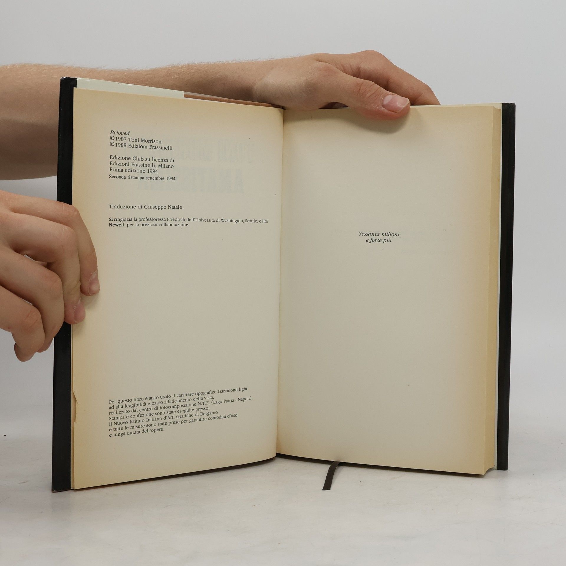 Toni Morrison Amatissima