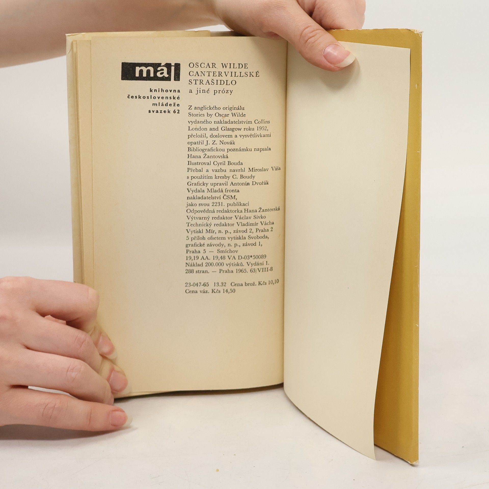Oscar Wilde Cantervillské strašidlo a jiné prózy