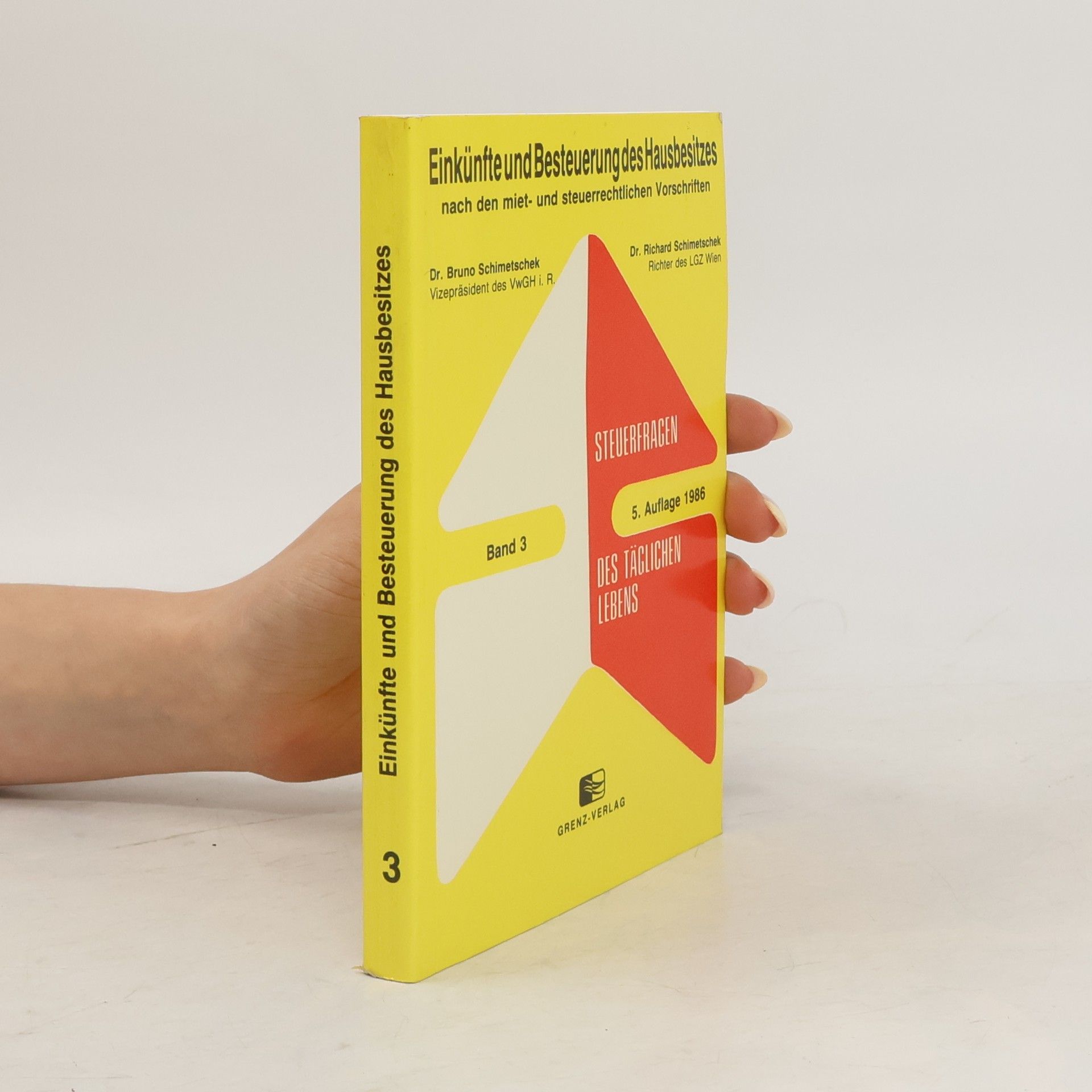 Bruno Schimestschek Einkünfte und Besteuerung des Hausbesitzes nach den miet- und steuerrechtlichen Vorschriften