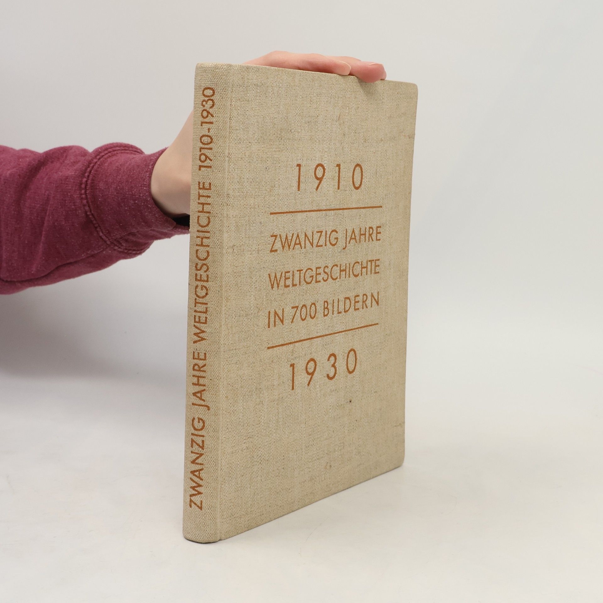 Friedrich Sieburg 1910–1930. Zwanzig Jahre Weltgeschichte in 700 Bildern