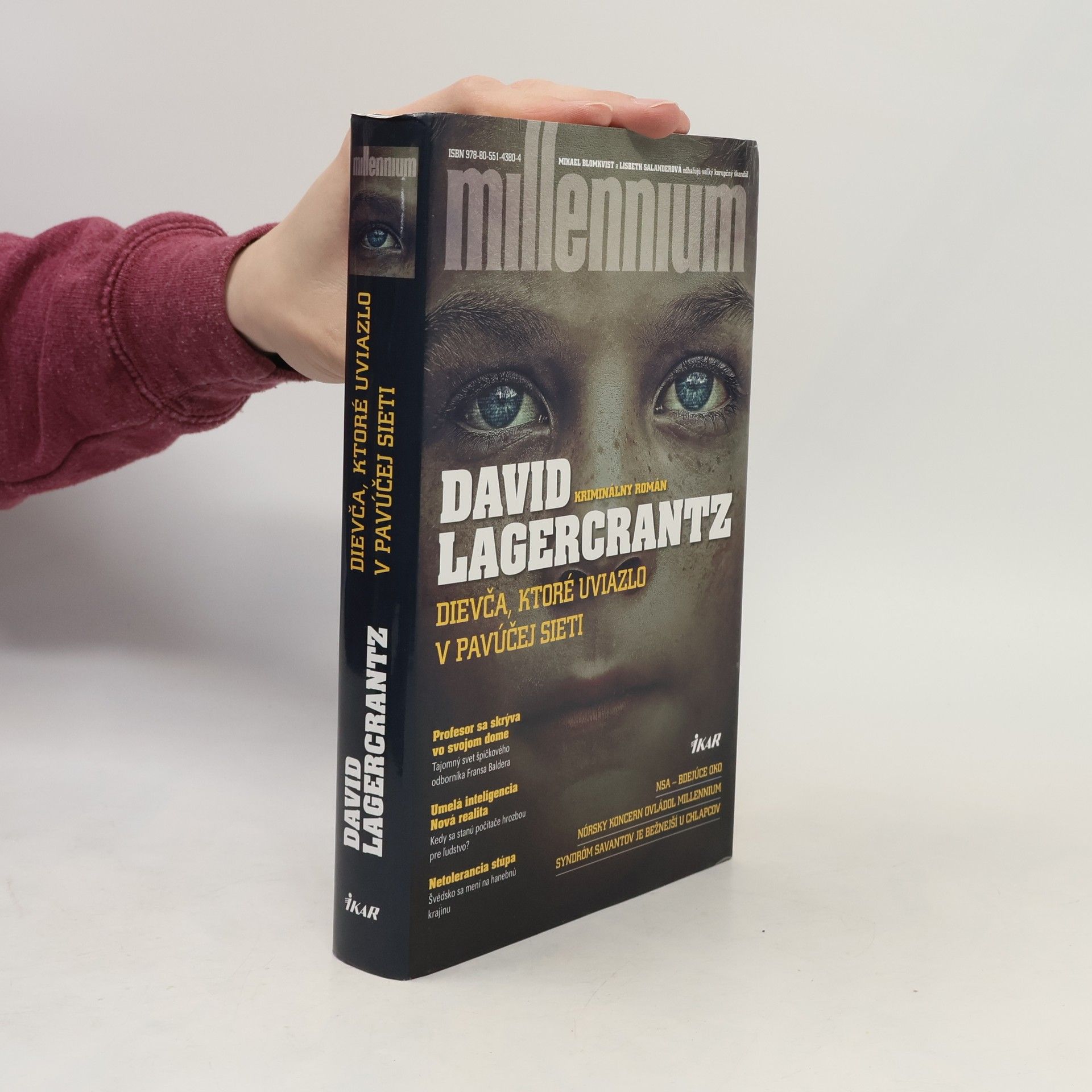 David Lagercrantz Dievča, ktoré uviazlo v pavúčej sieti