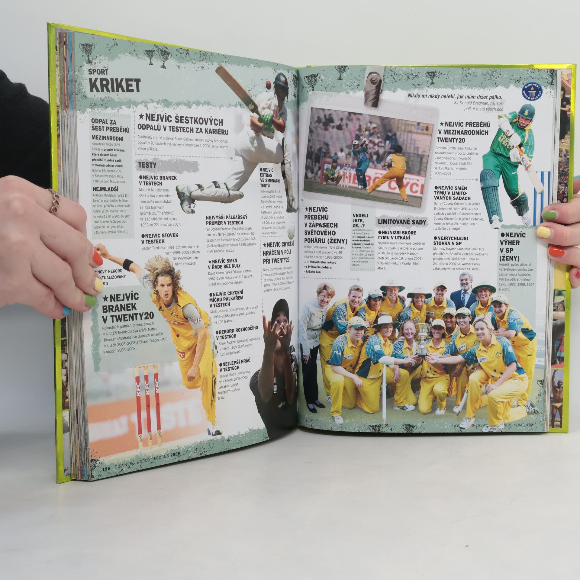 Emílie Harantová Guinness World Records 2009. Kniha světových rekordů