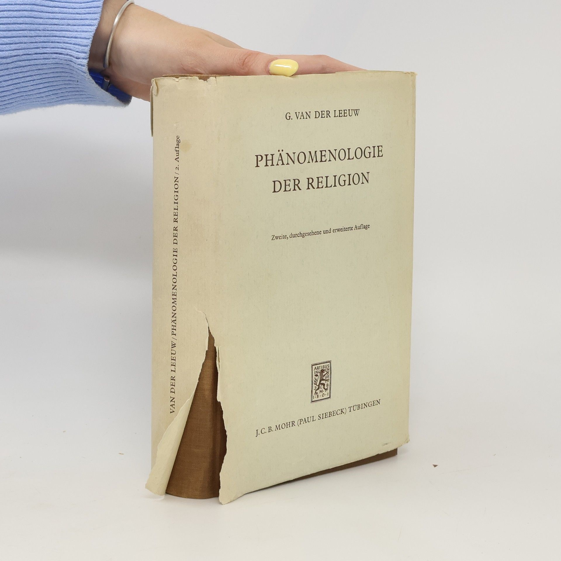 G. Van der Leeuw Phänomenologie der Religion
