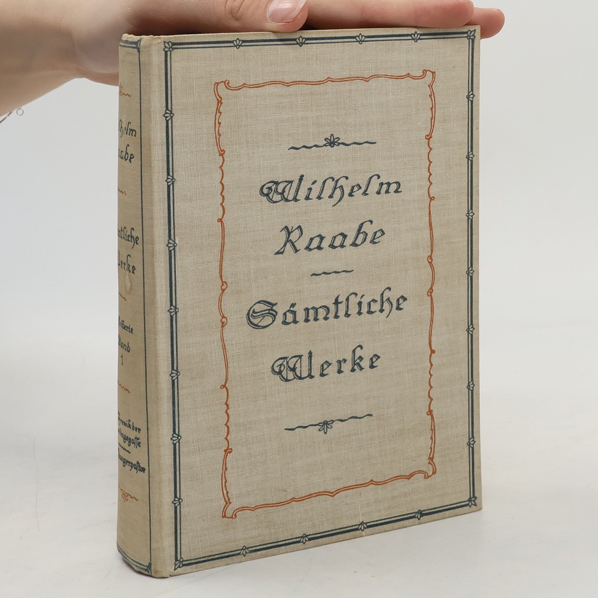 Wilhelm Raabe Sämtliche Werke 1