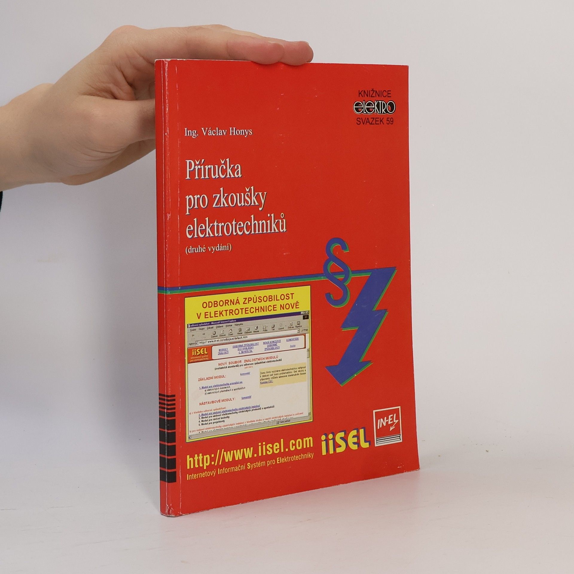 Václav Honys Příručka pro zkoušky elektrotechniků