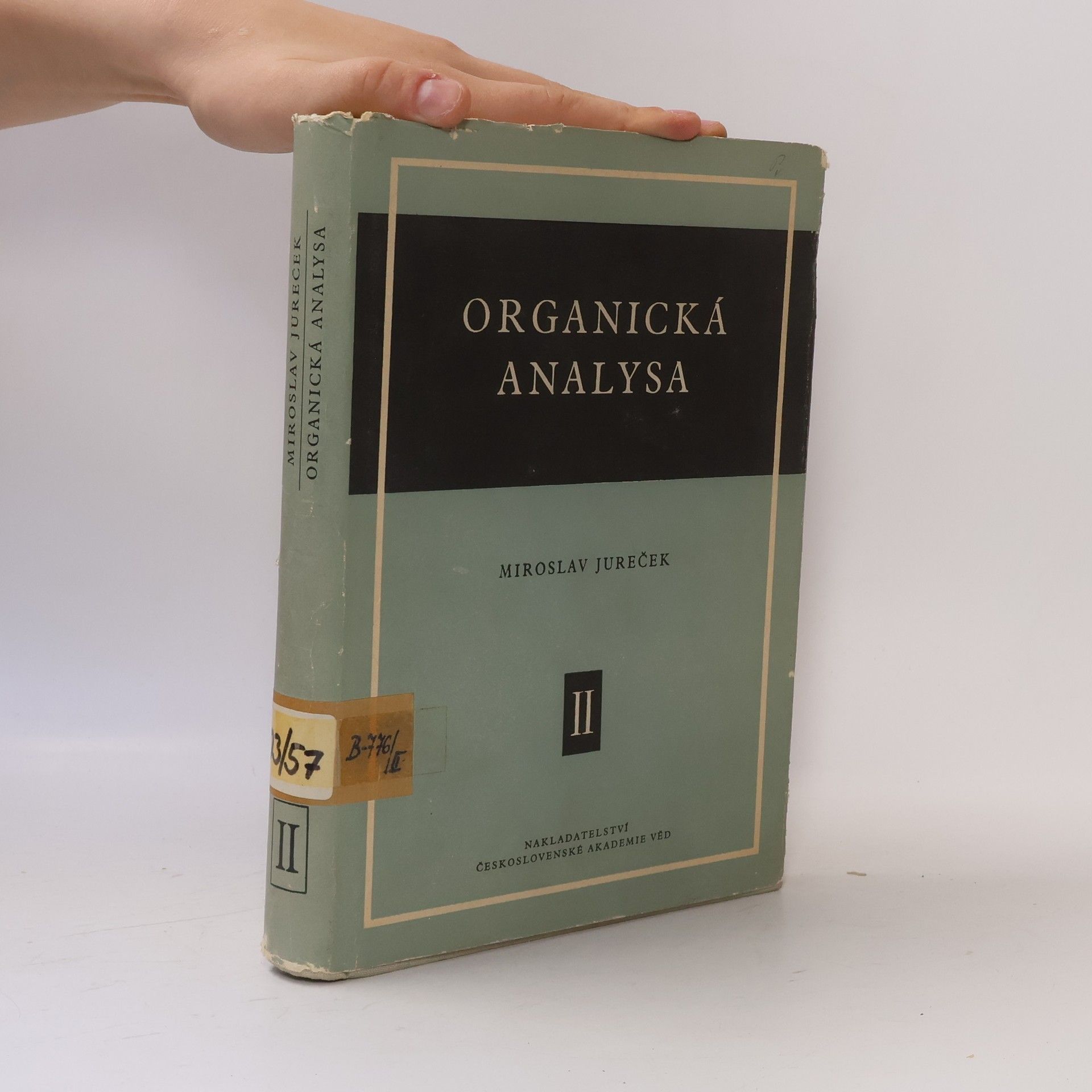 Miroslav Jureček Organická analysa II
