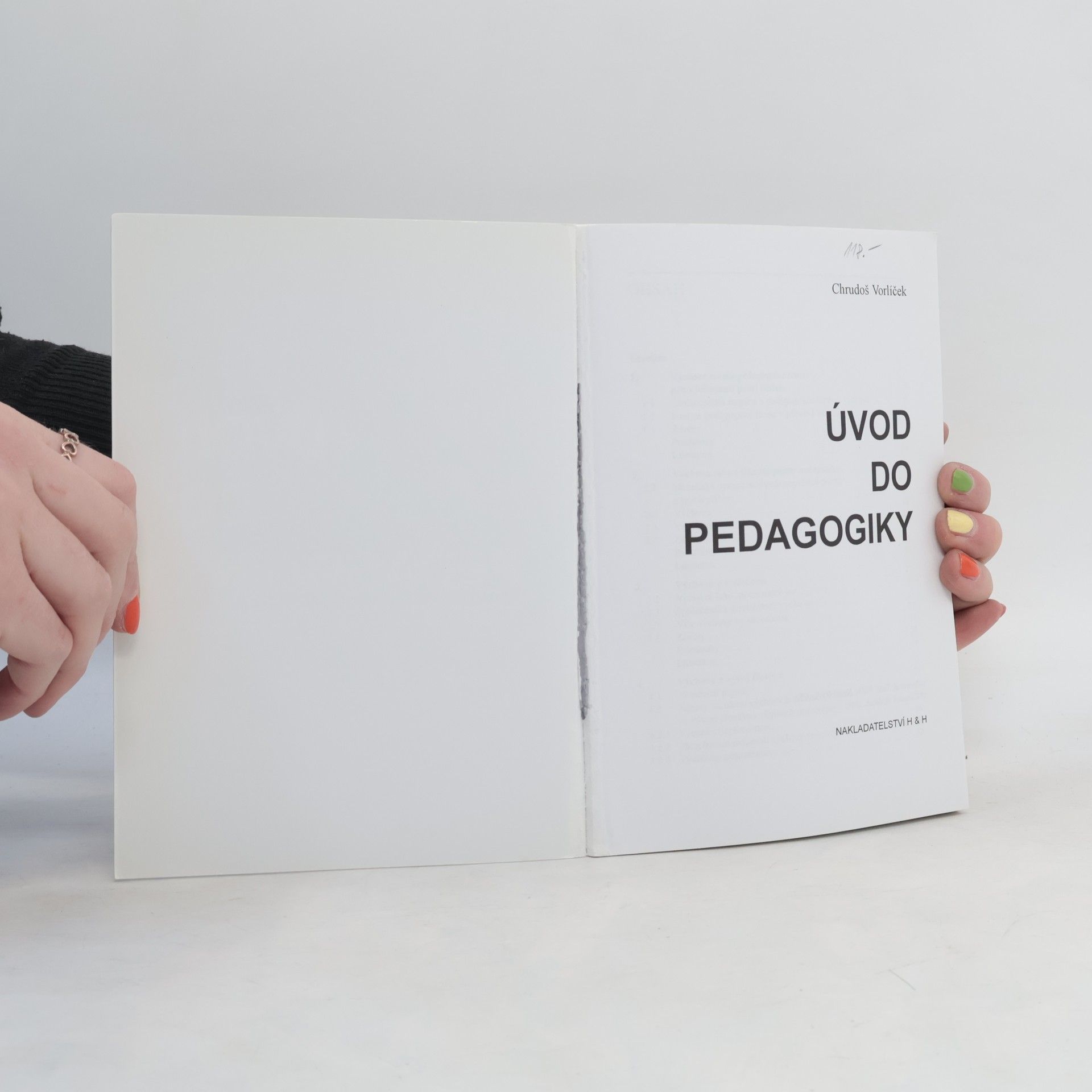 Chrudoš Vorlíček Úvod do pedagogiky