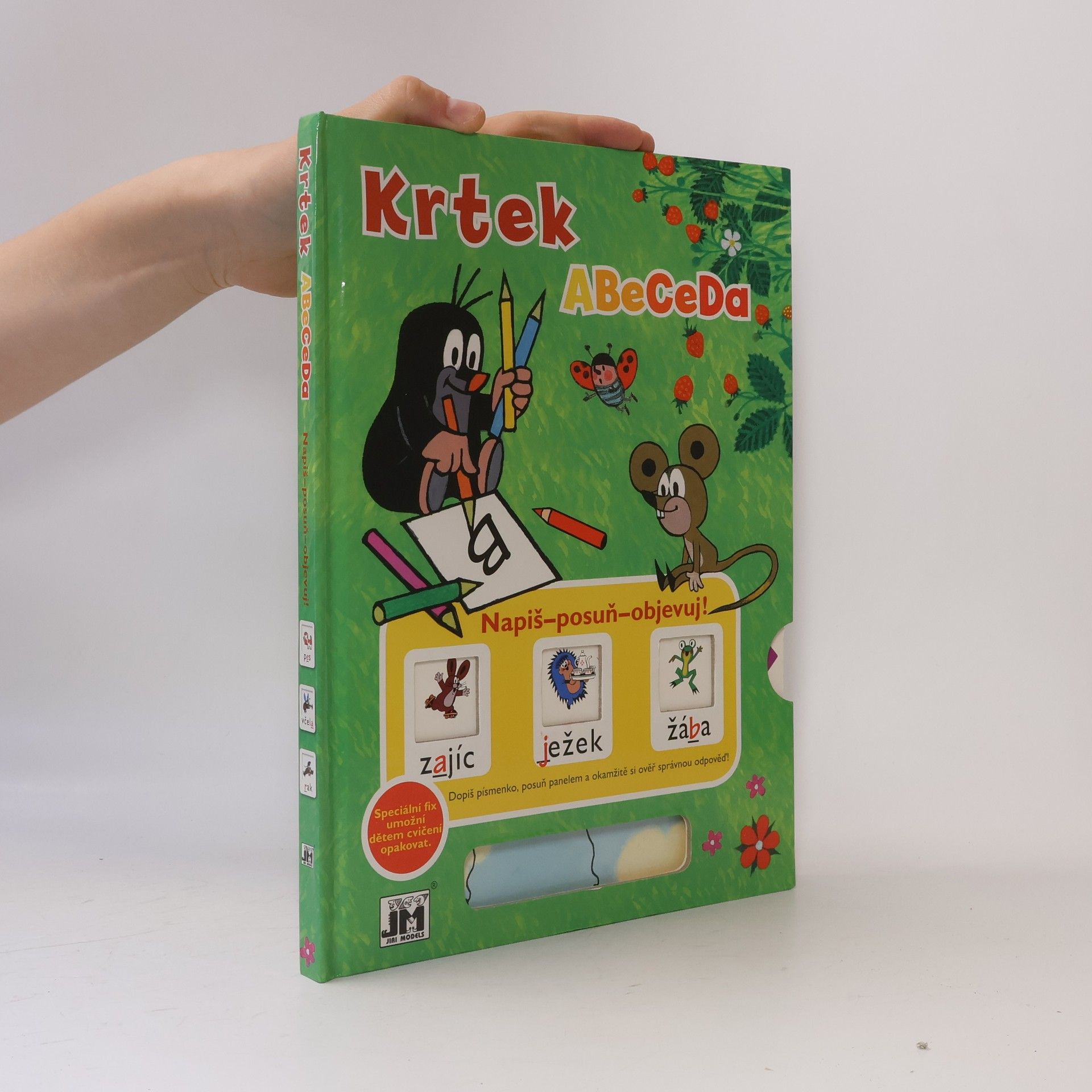 Zdeněk Miler Krtek - abeceda. Napiš - posuň - objevuj!