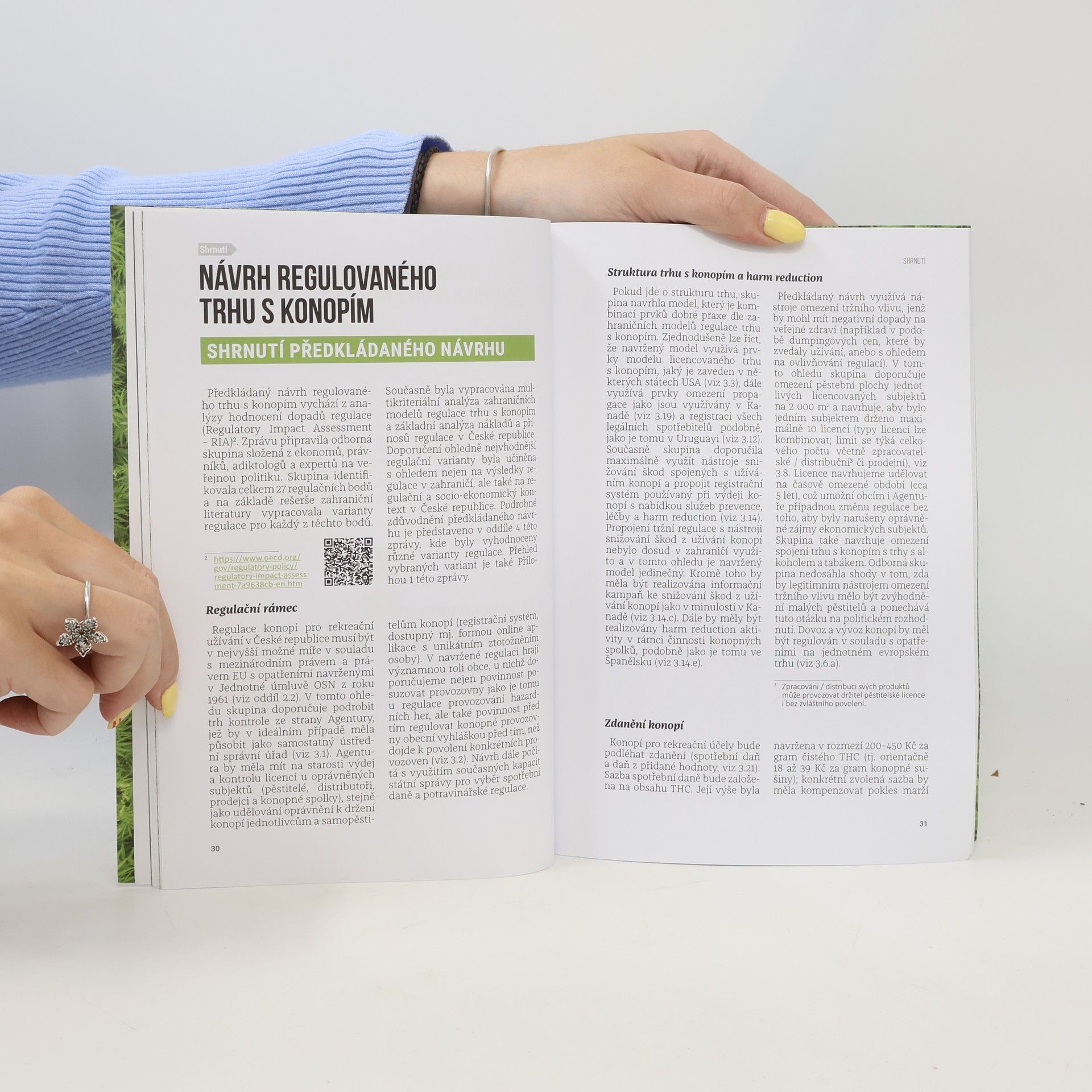 Vendula Běláčková Regulace trhu s konopím. Dopadová studie