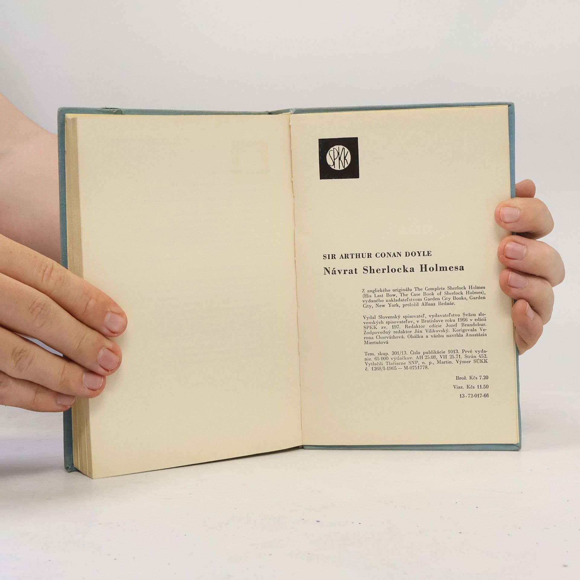 Arthur Conan Doyle Návrat Sherlocka Holmese