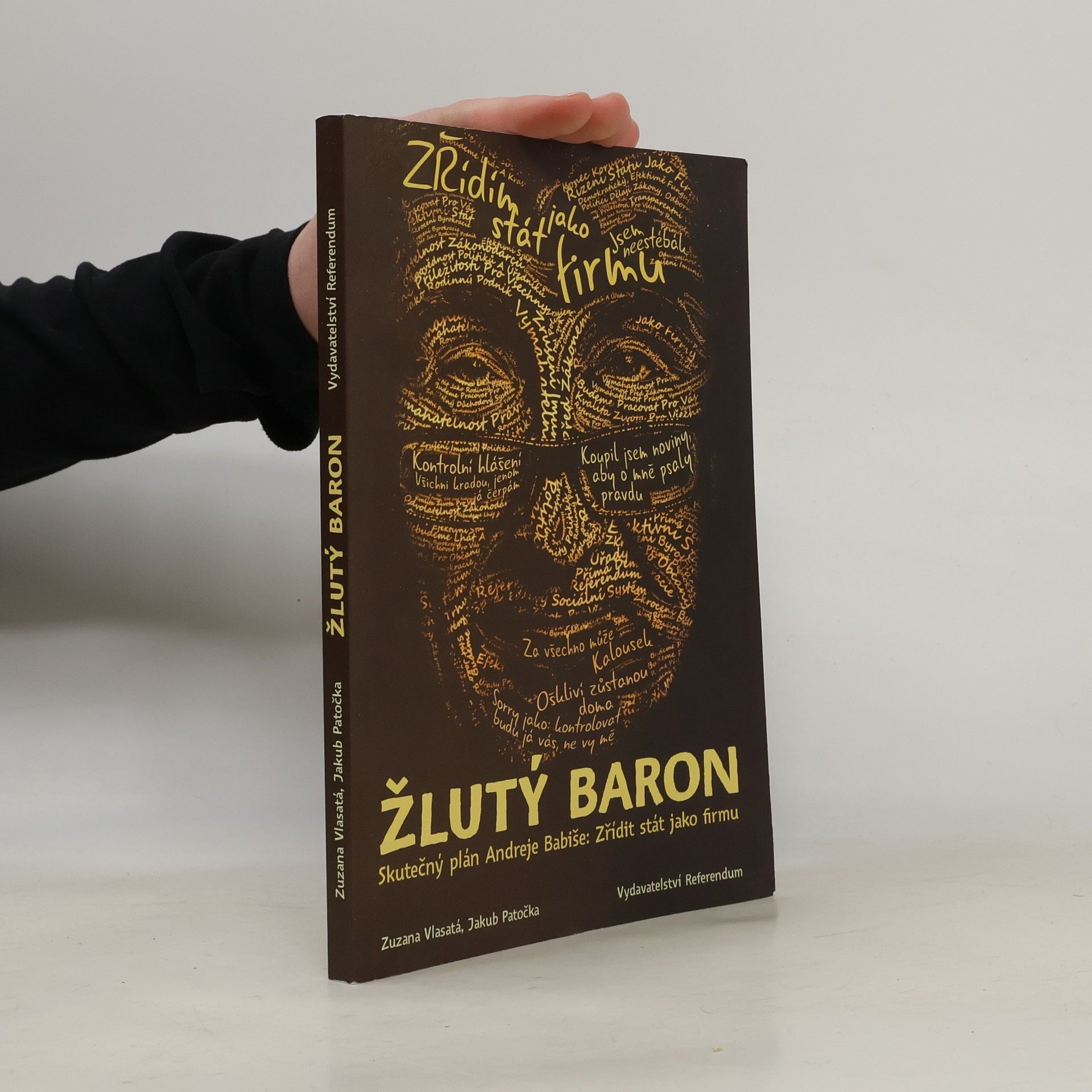 Zuzana Vlasatá Žlutý baron. Skutečný plán Andreje Babiše. Zřídit stát jako firmu