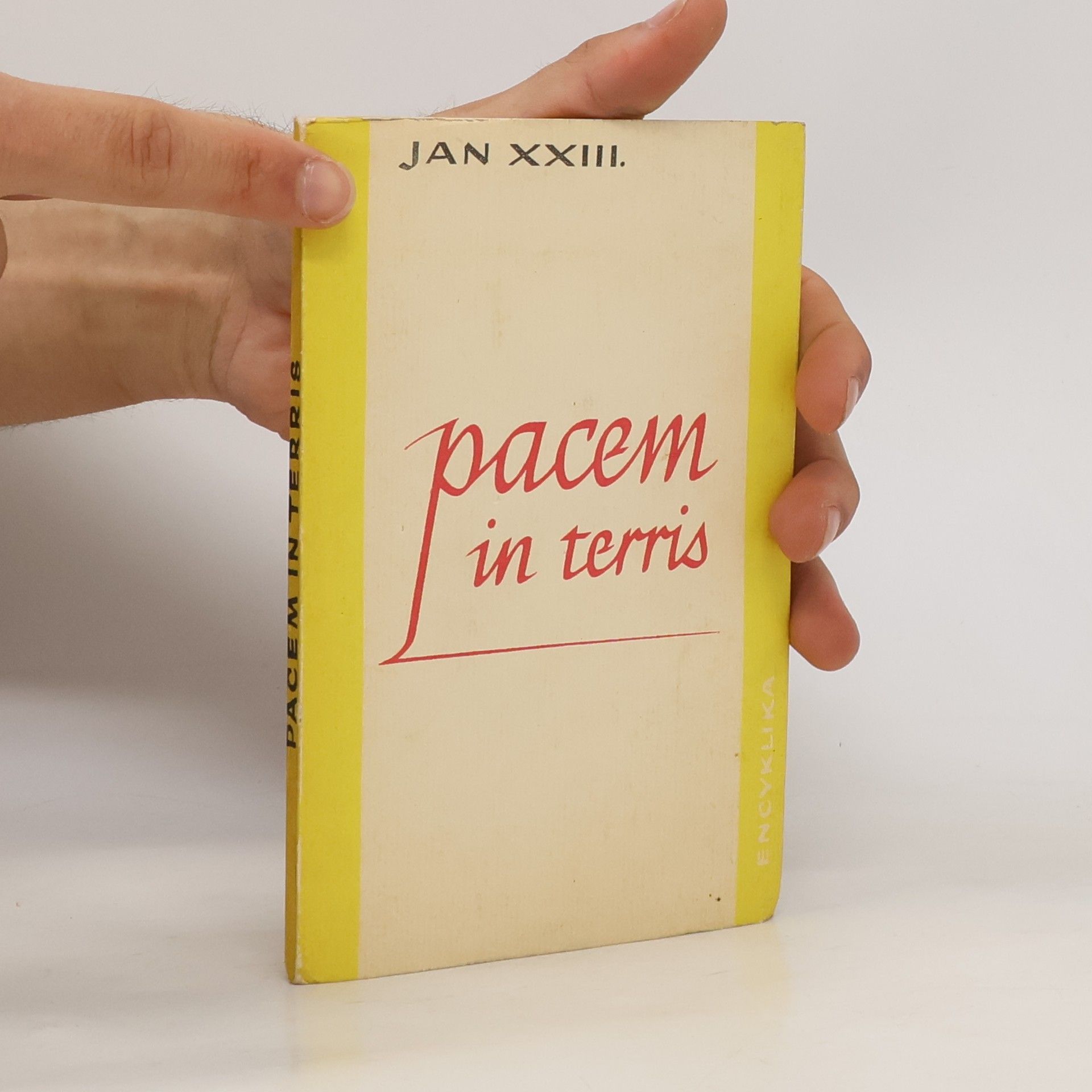 papež Jan XXIII. Pacem in terris. Mír na zemi