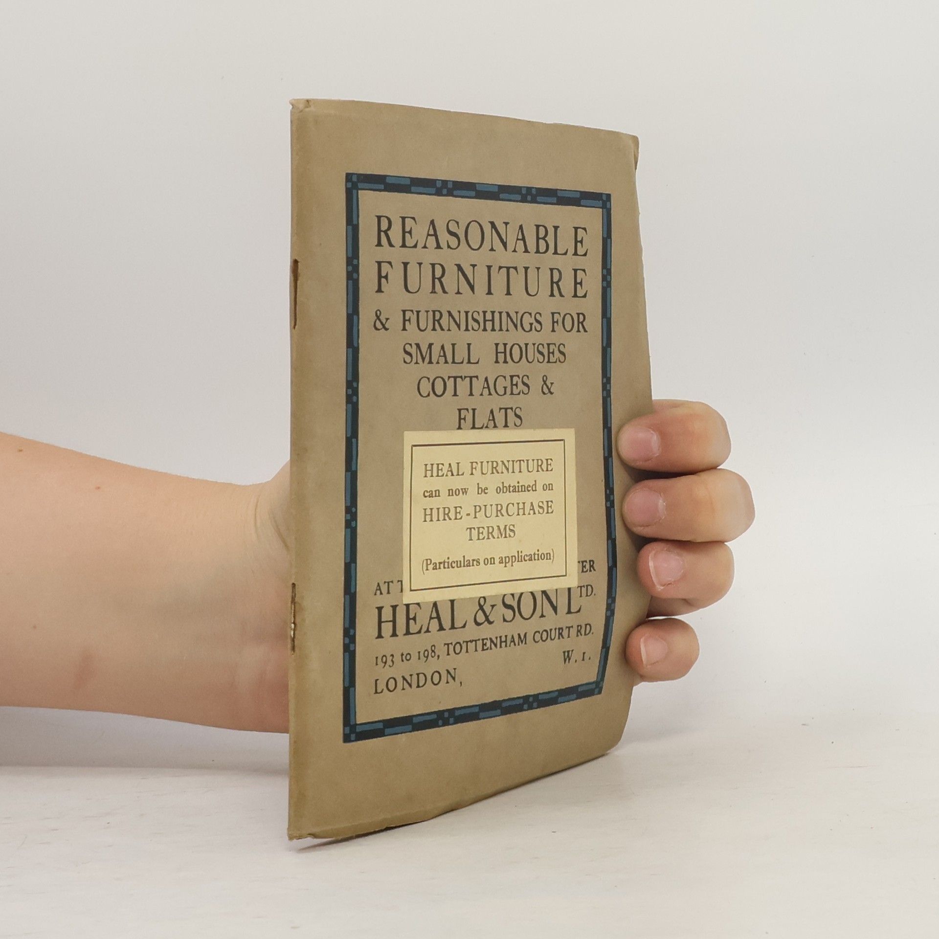 Various authors Reasonable Furniture & Furnishings for Small Houses Cottages & Flats