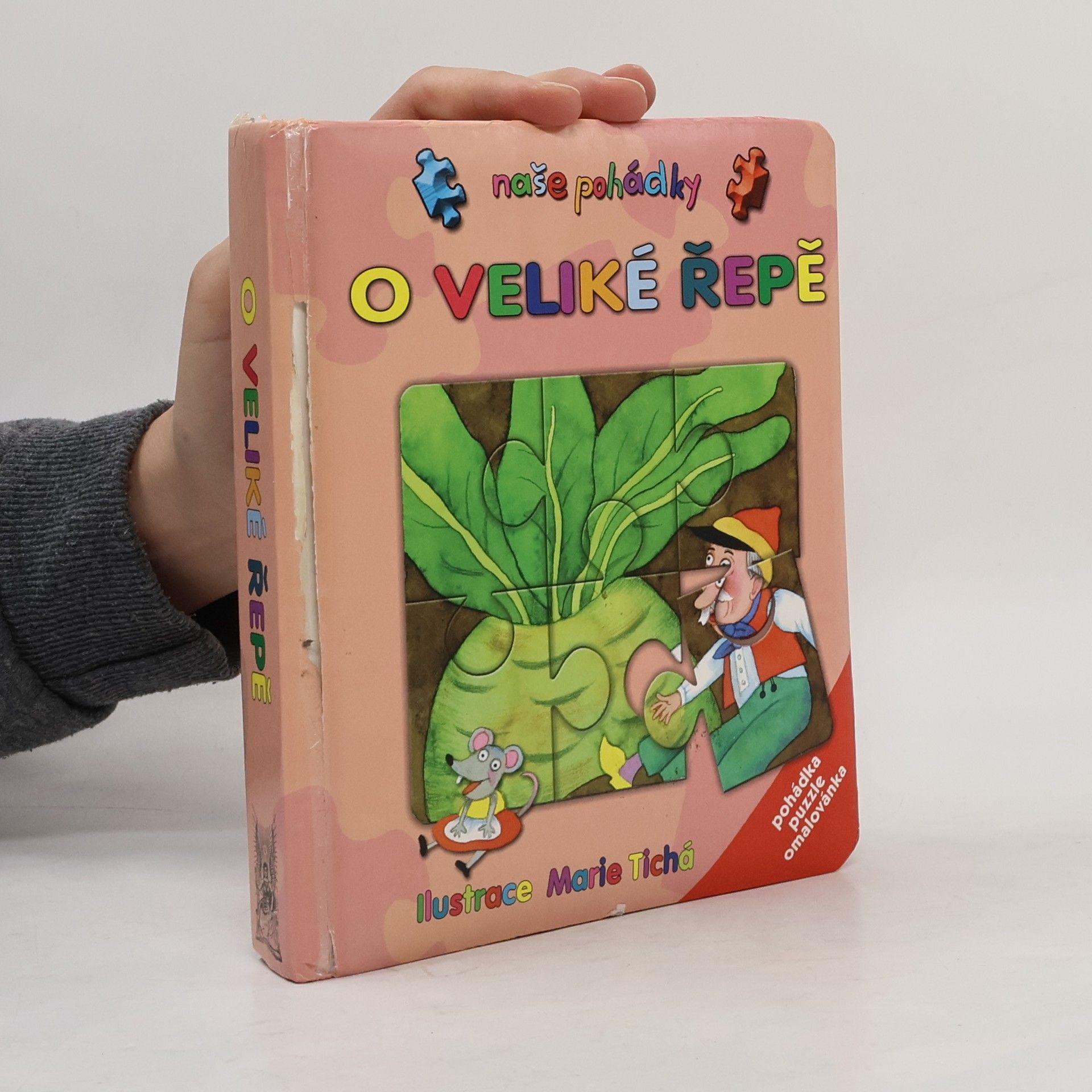 Kolektív autorov O veliké řepě : pohádka, puzzle, omalovánka