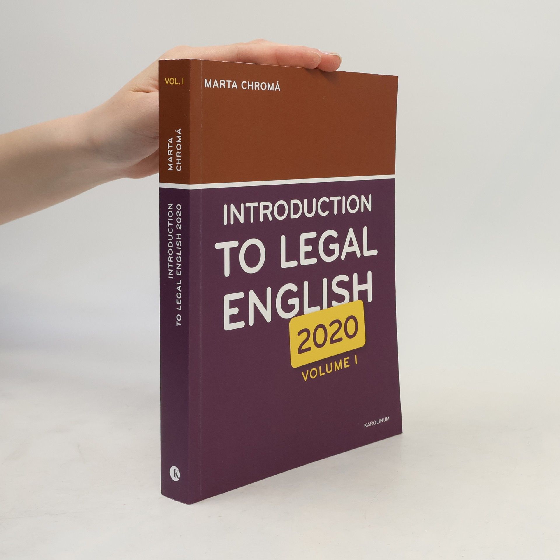 Marta Chromá Introduction to legal English : Volume I