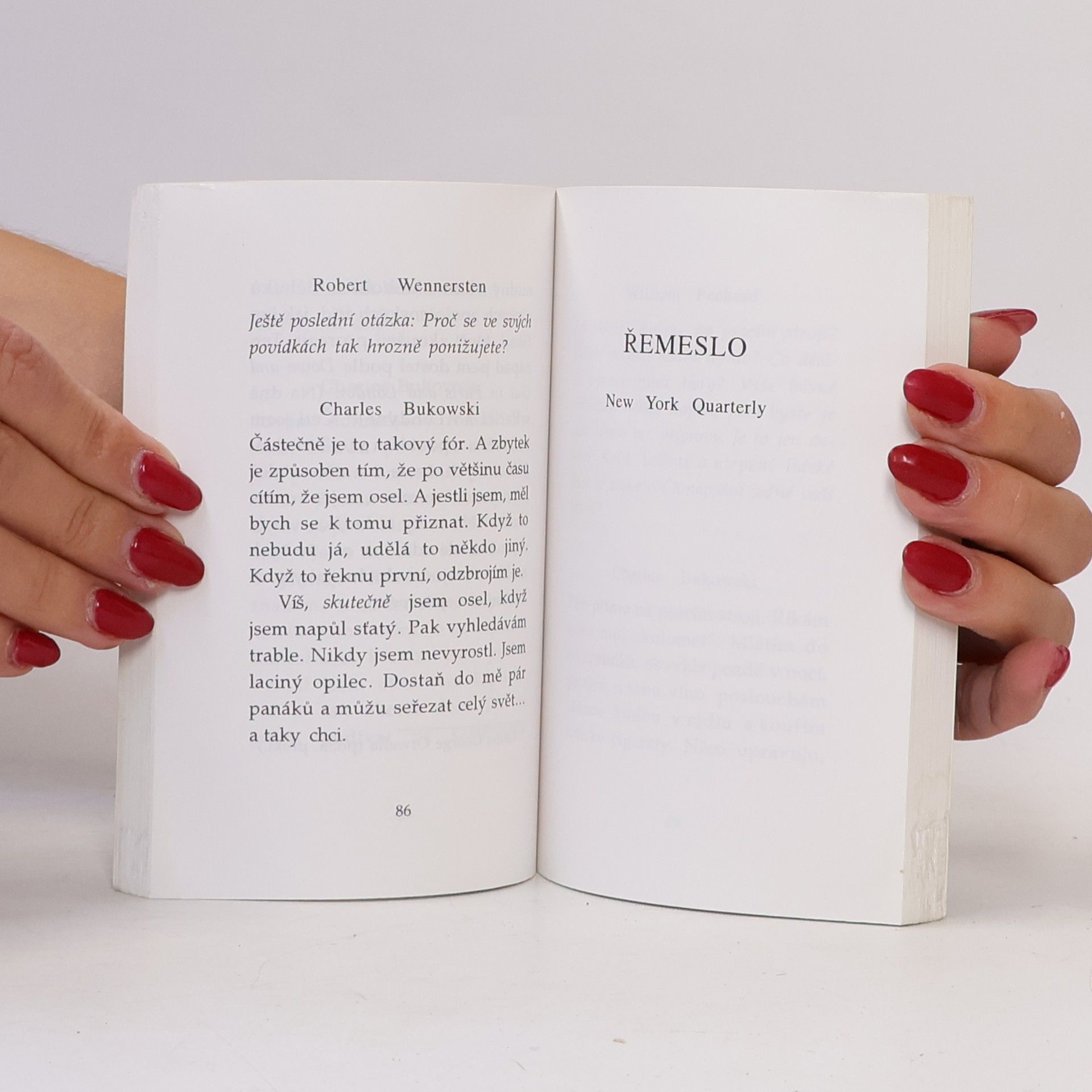Charles Bukowski Tvrdí hoši píšou básně