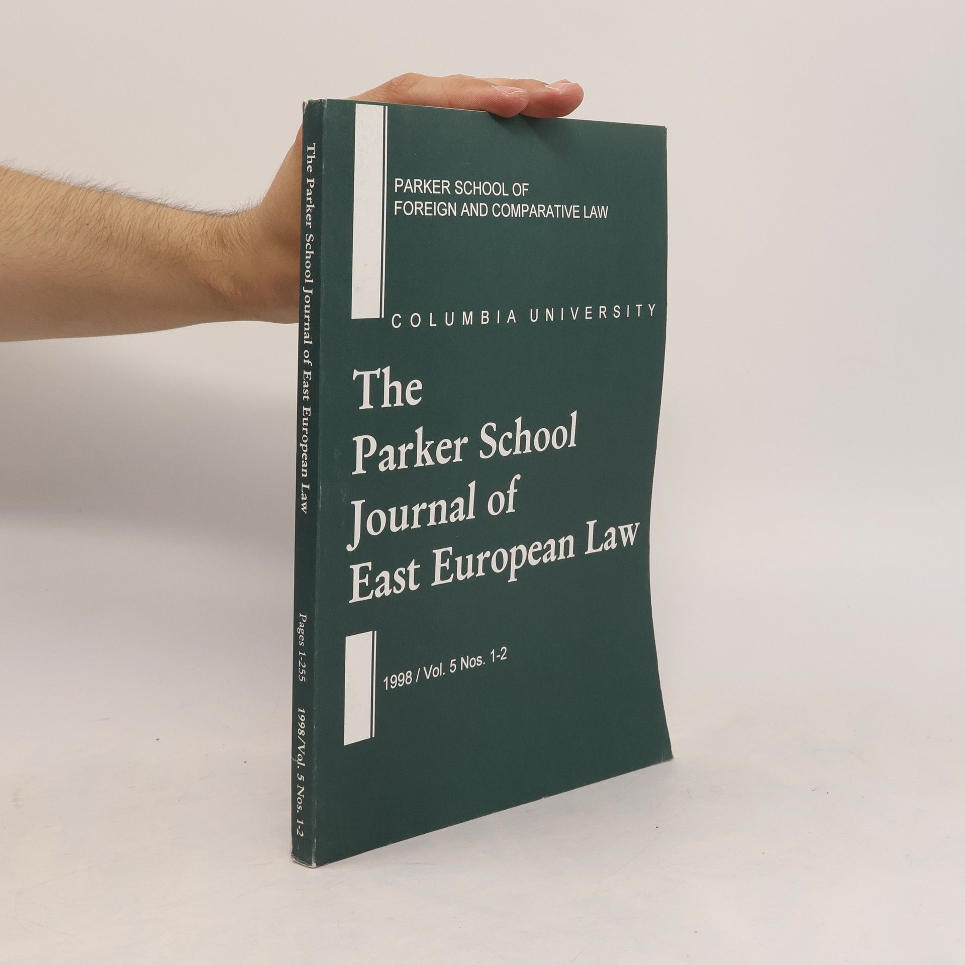 Kolektív autorov The Parket School Journal of East European Law 5/1998