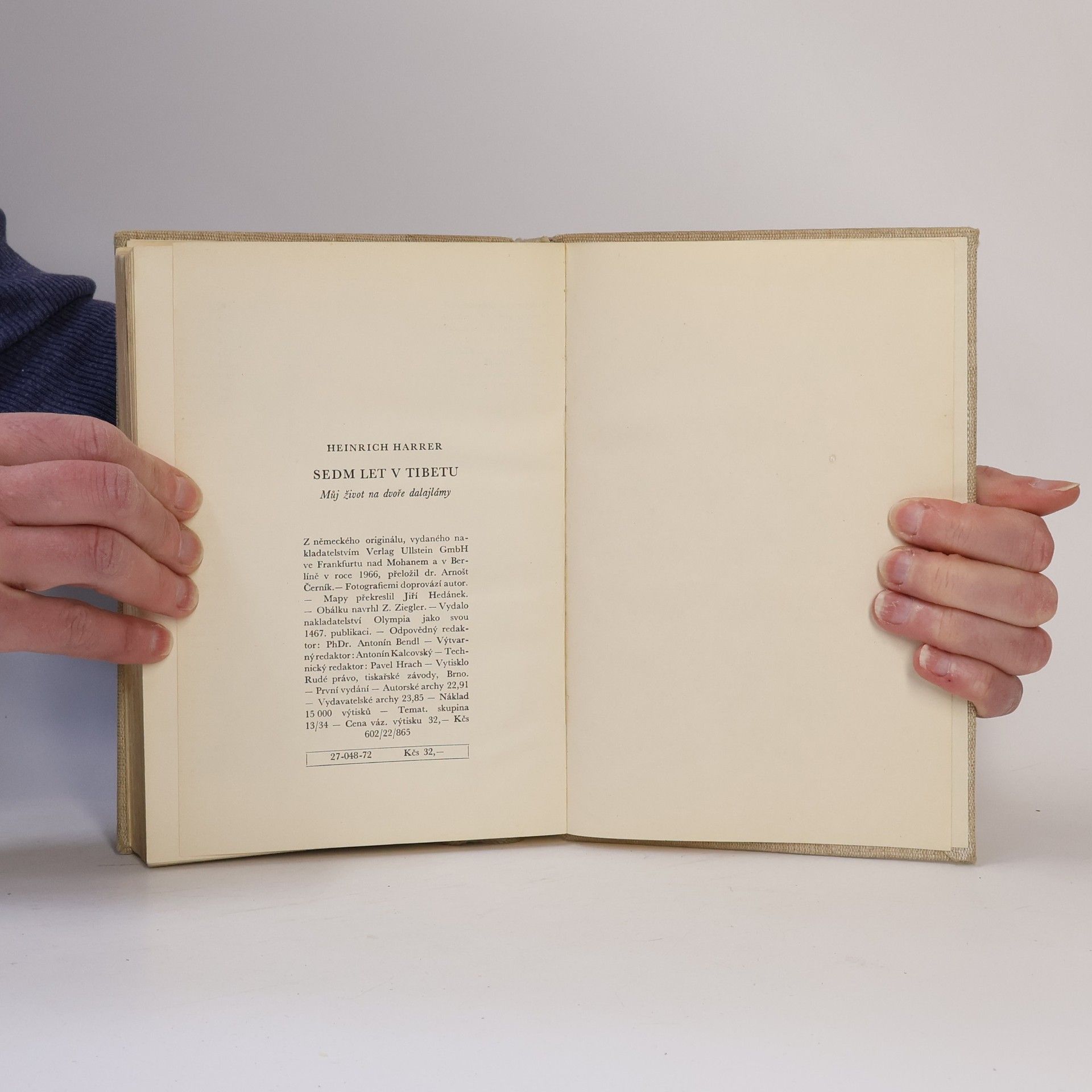 Heinrich Harrer Sedm let v Tibetu