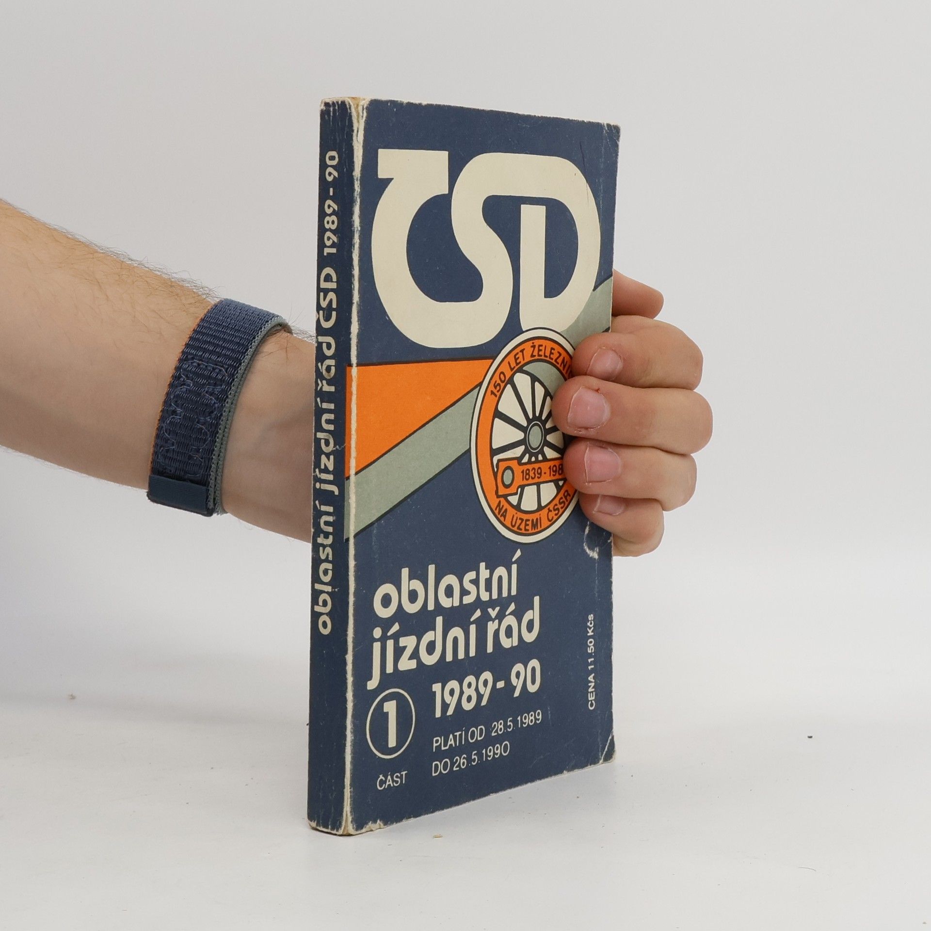 Various authors Oblastní jízdní řád ČSD 1989 - 1990 část 1.