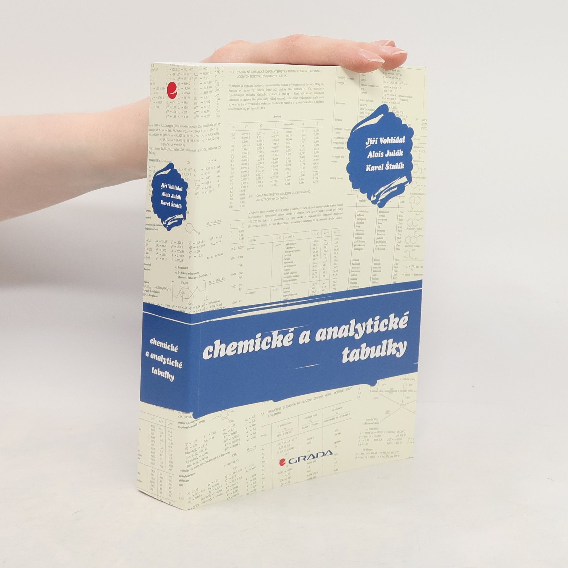 Alois Julák Chemické a analytické tabulky
