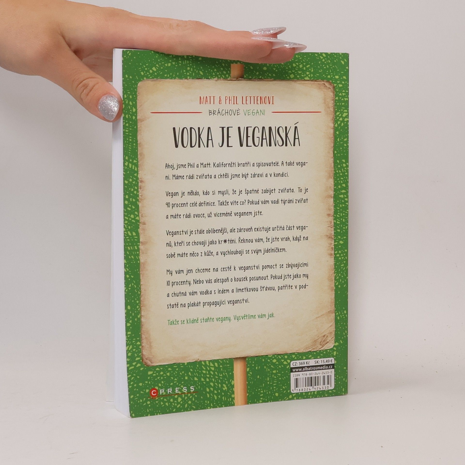 Matt Letten Vodka je veganská