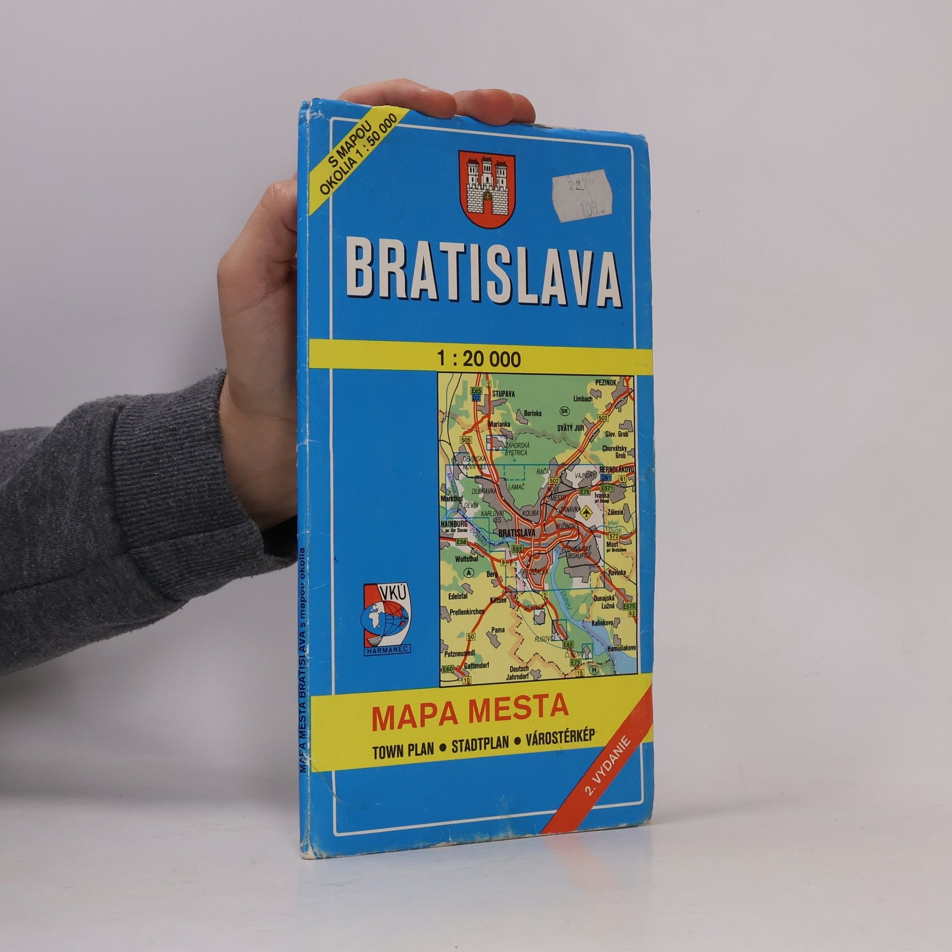 Kolektív autorov Bratislava. Mapa mesta