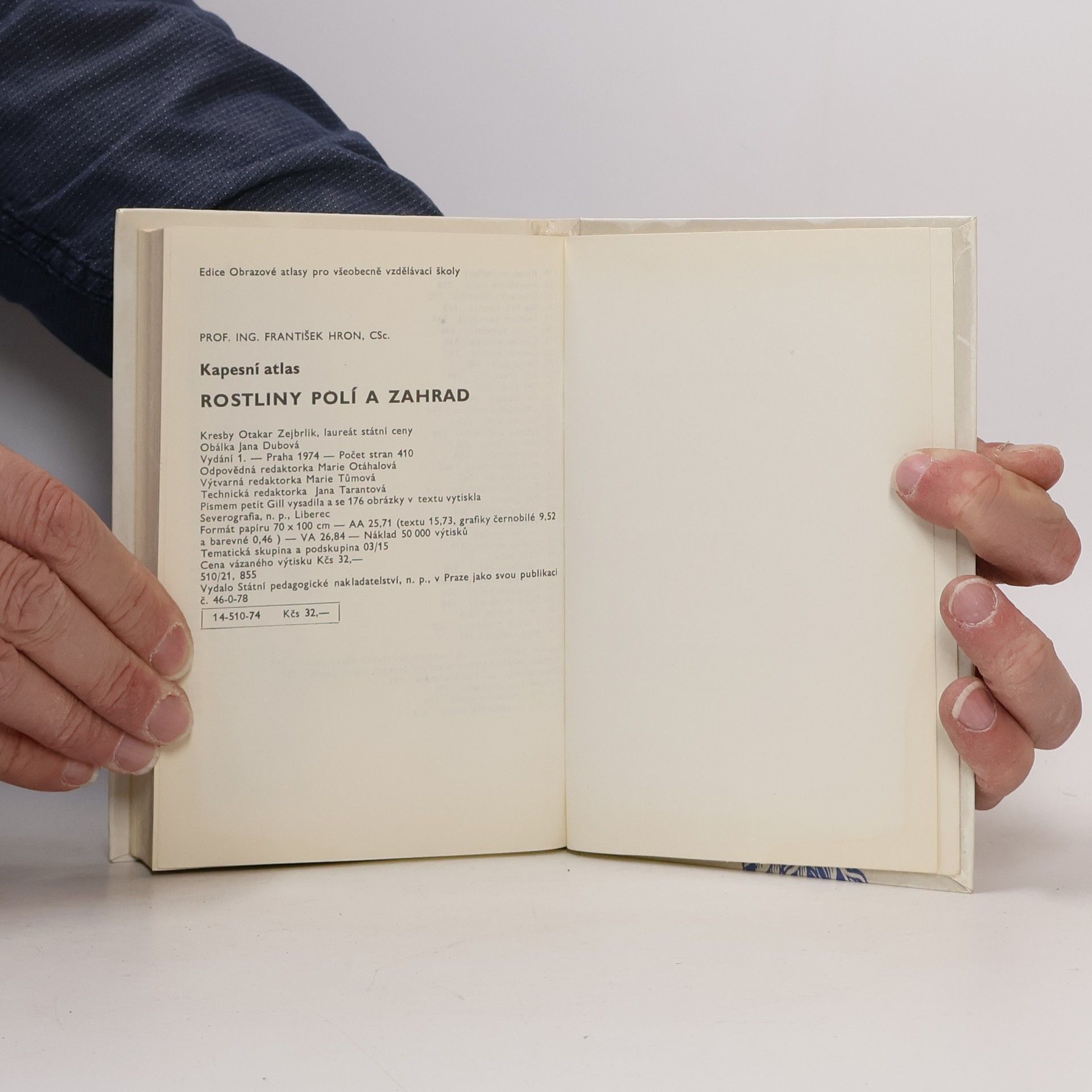 František Hron Kapesní atlas. Rostliny polí a zahrad