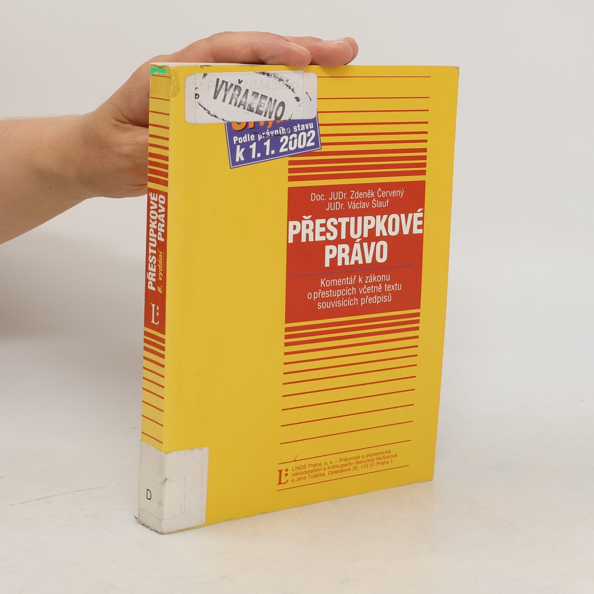 Václav Šlauf Přestupkové právo