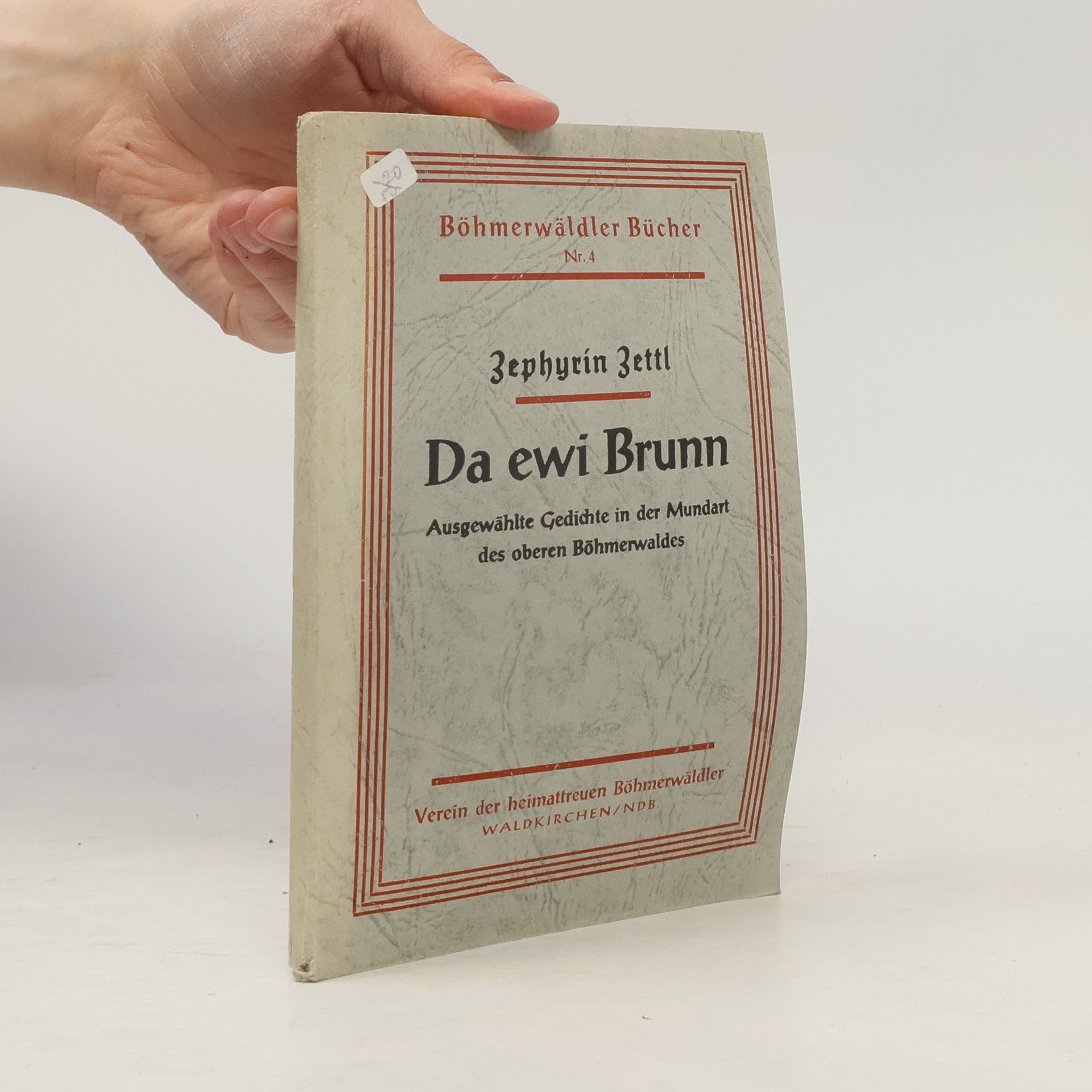 Zephyrin Zettl Da ewi Brunn