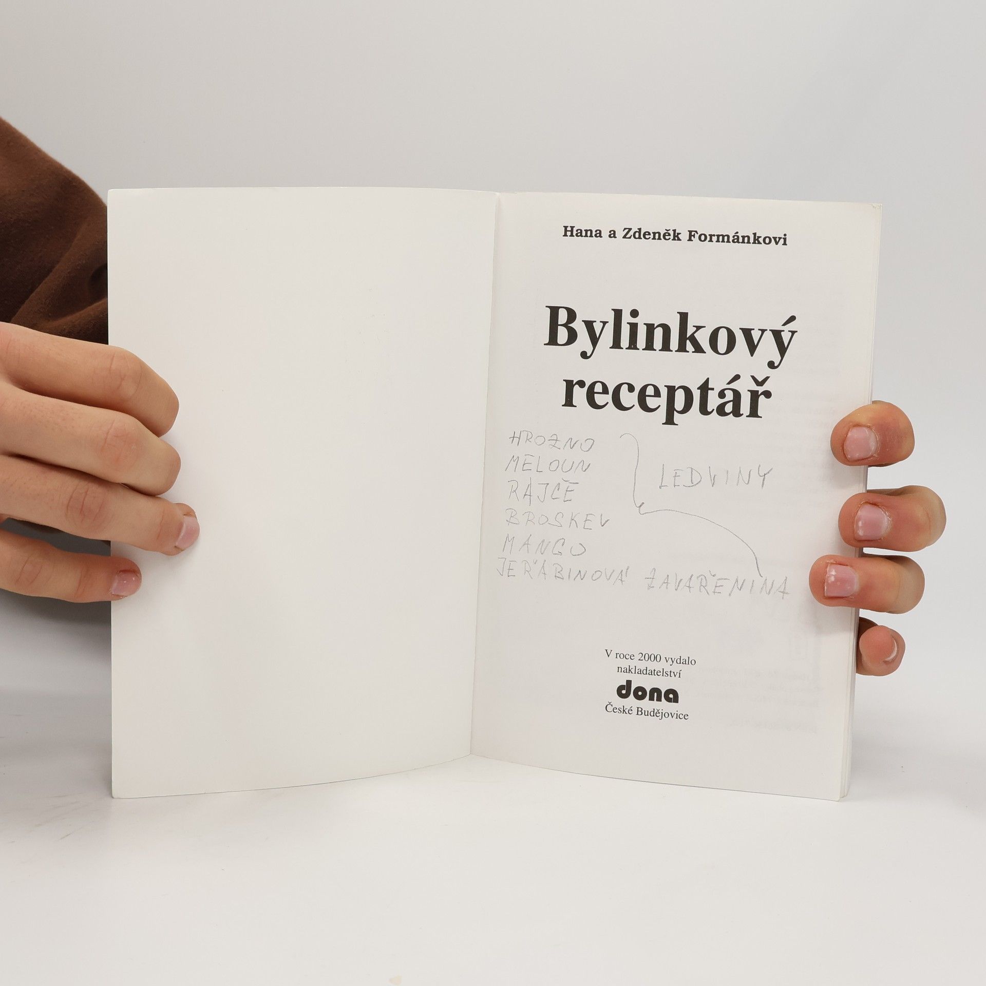 Hana Formánková Bylinkový receptář