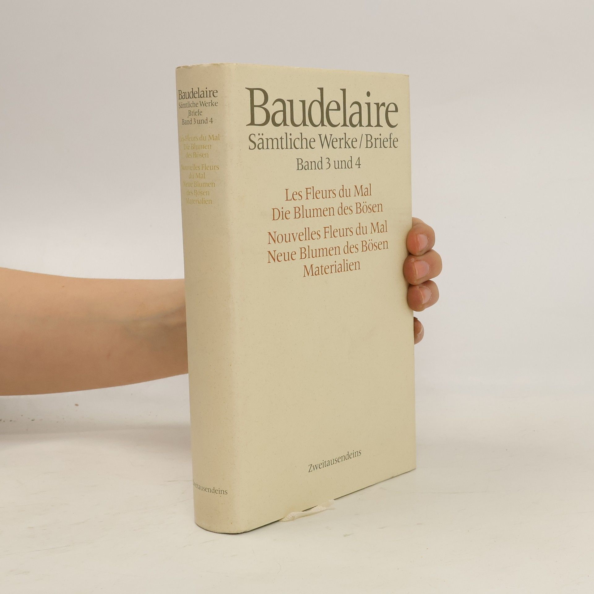Charles Baudelaire Sämtliche Werke und Briefe 3-4