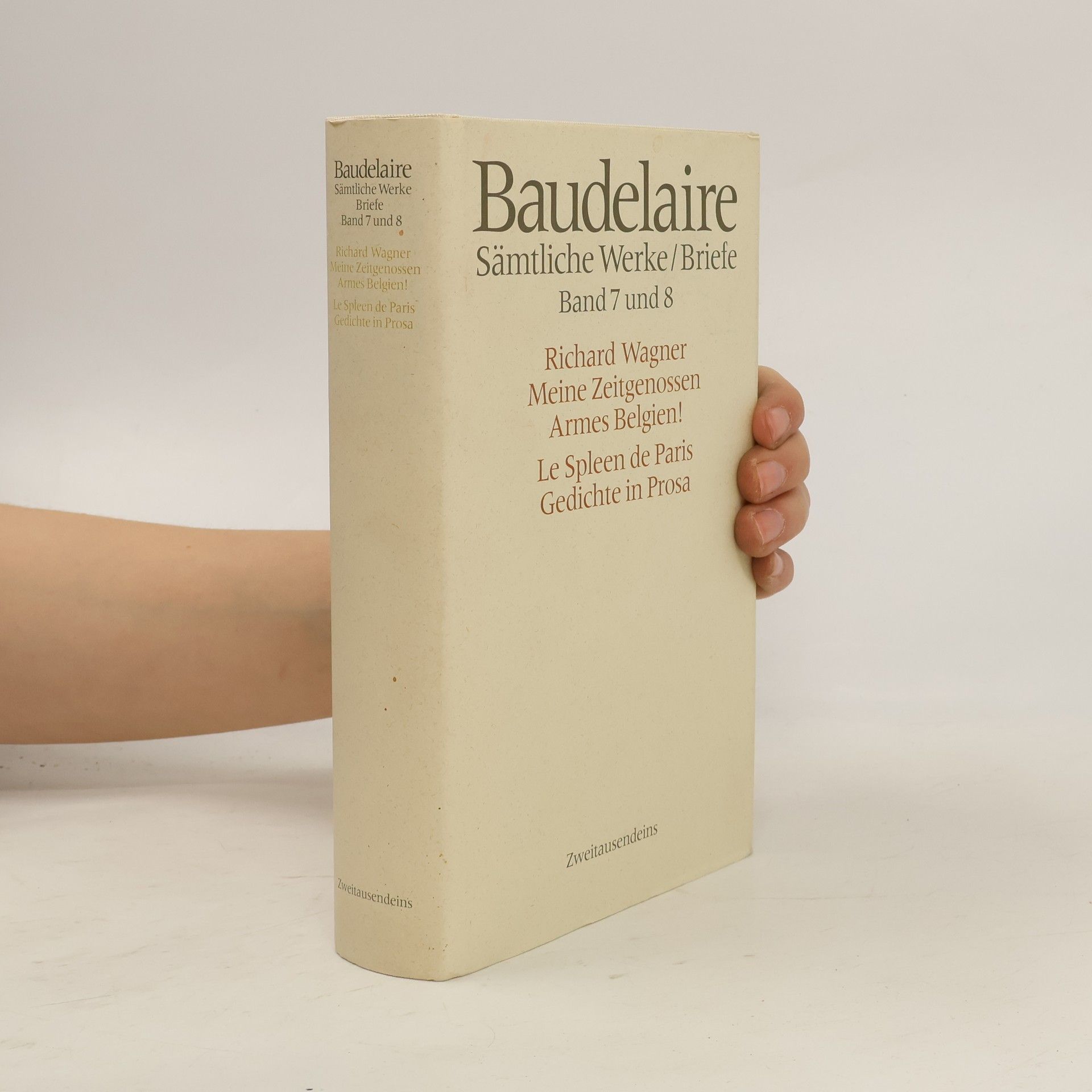 Charles Baudelaire Sämtliche Werke und Briefe 7-8