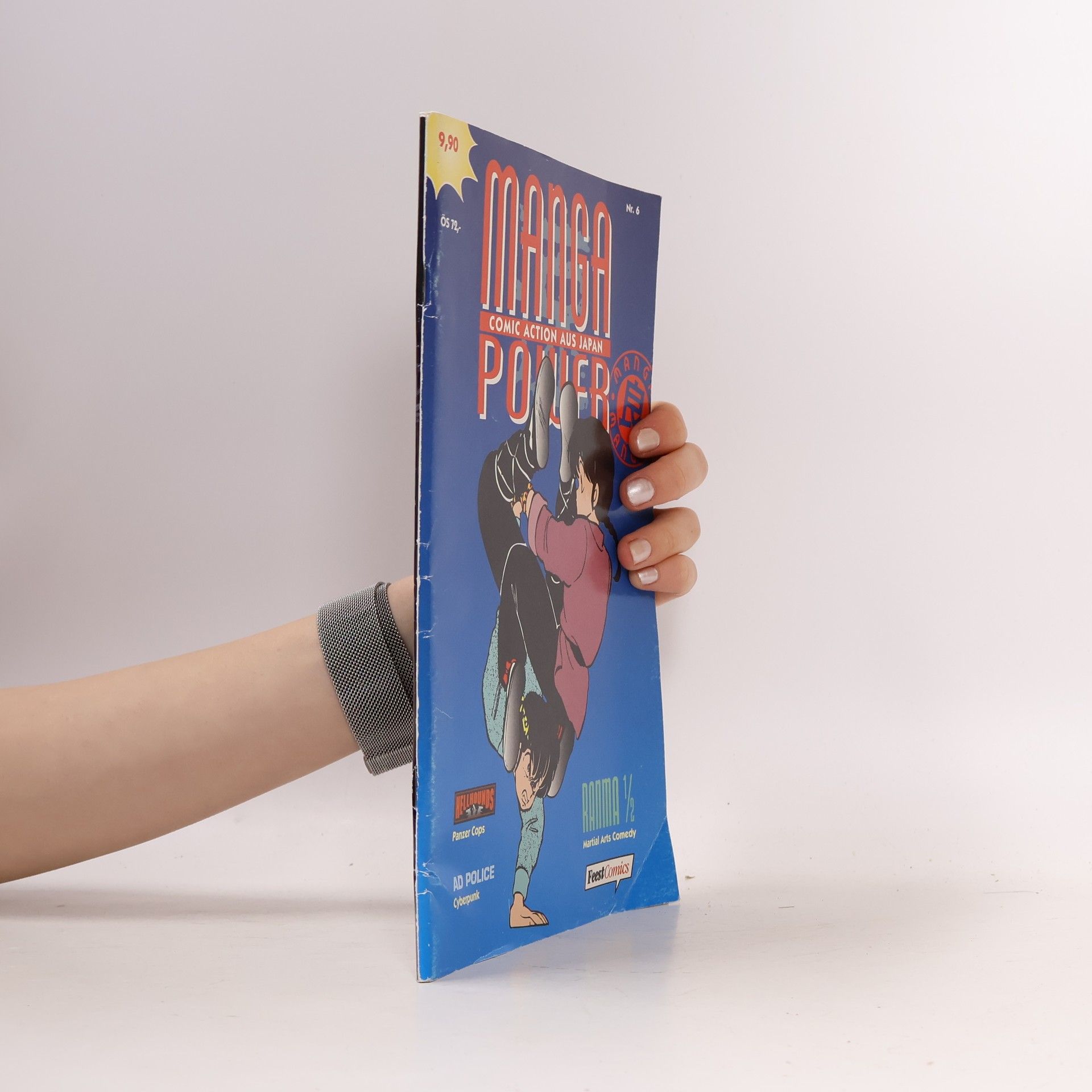Collectif d'auteurs Manga Power 6. Ranma 1/2, Hellhounds, AD Police.