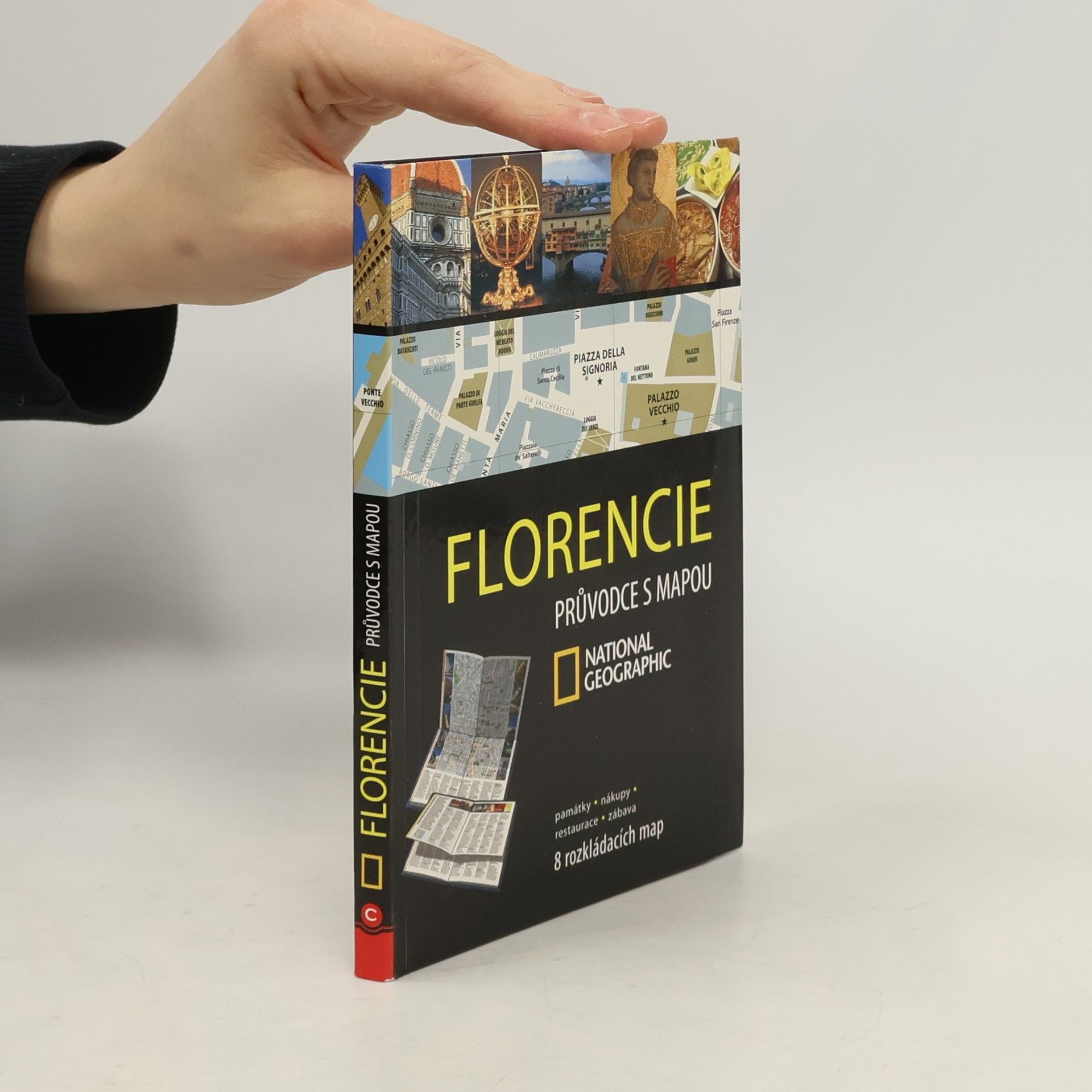 Valérie Amiraux Florencie - průvodce s mapou